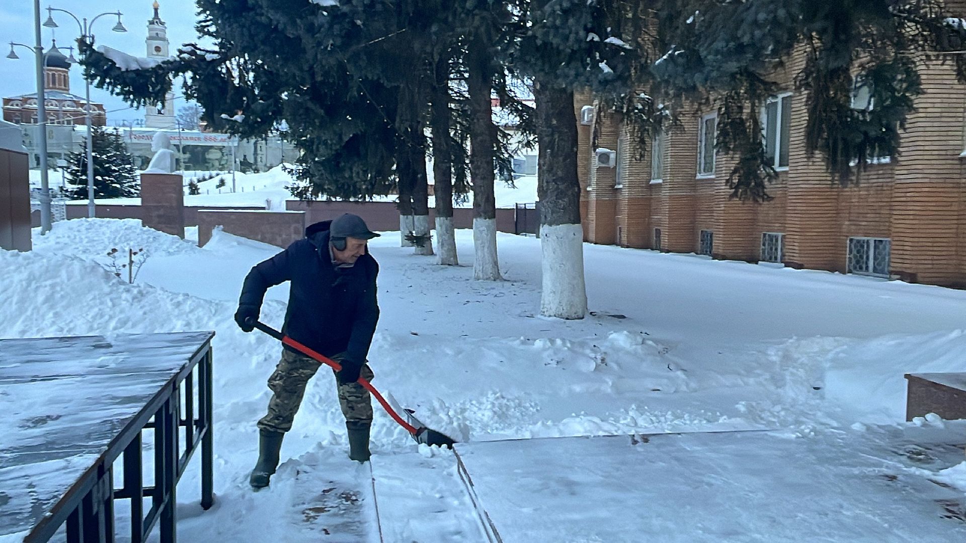 Волоколамск, снег, коммунальное хозяйство,