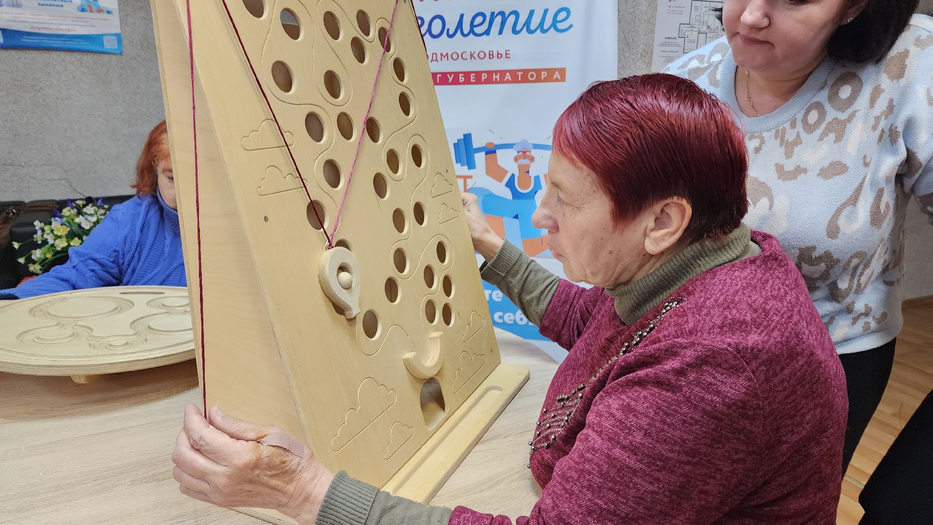 кашира, активное долголетие, эрготерапия, мозговая активность, моторика, координация, тренажеры,