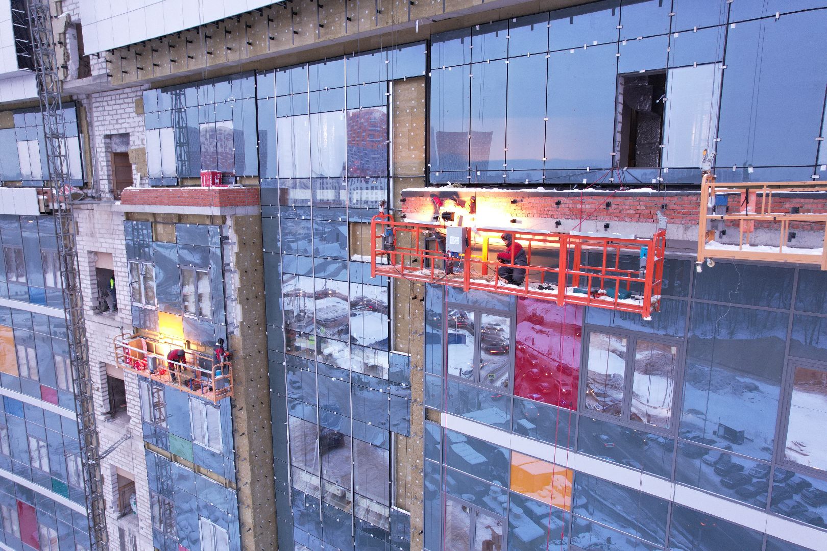 красногорск, строительство, больница, дети,видео с коптера,