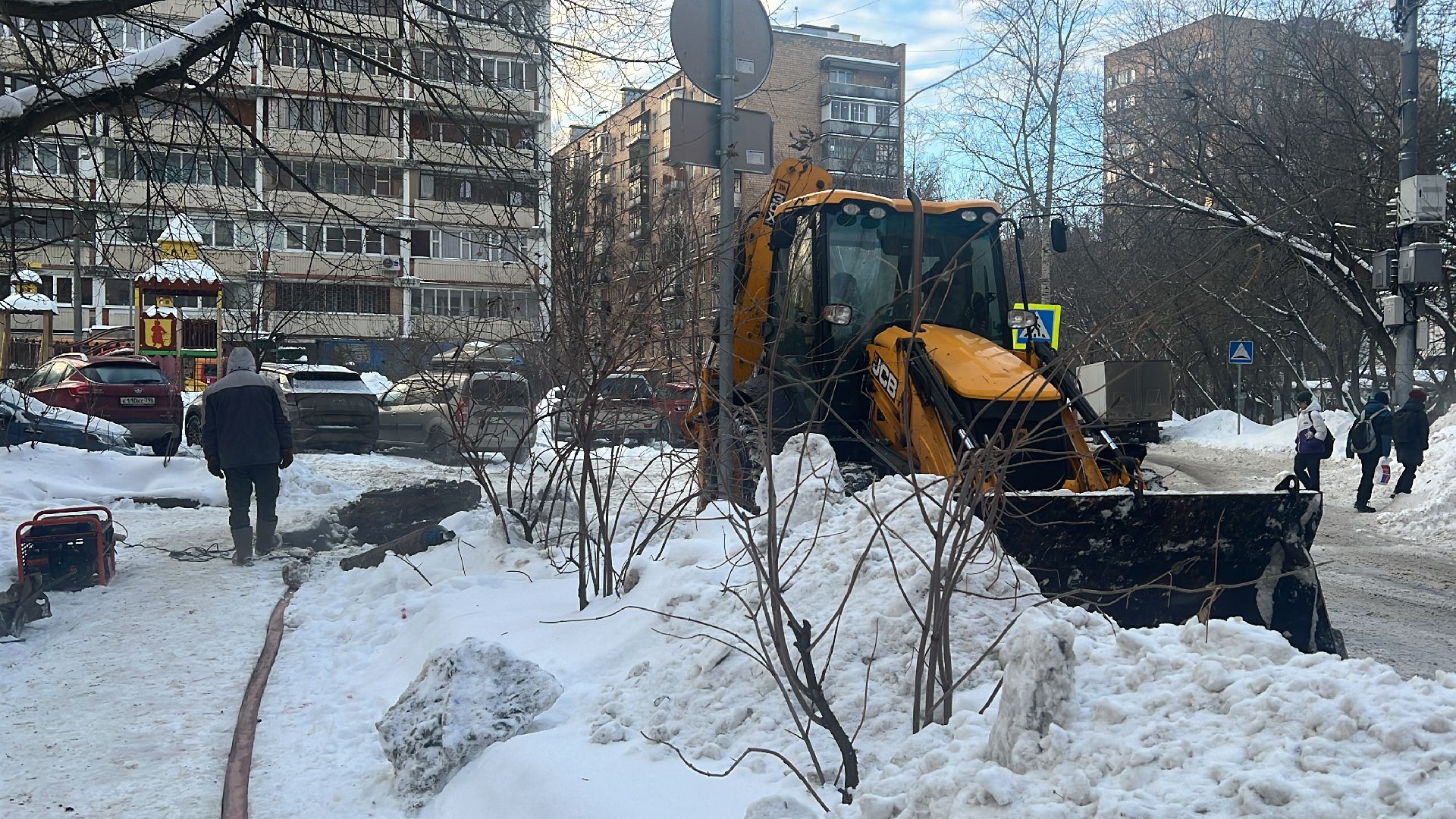 химки, трубопровод, отопление, жкх,