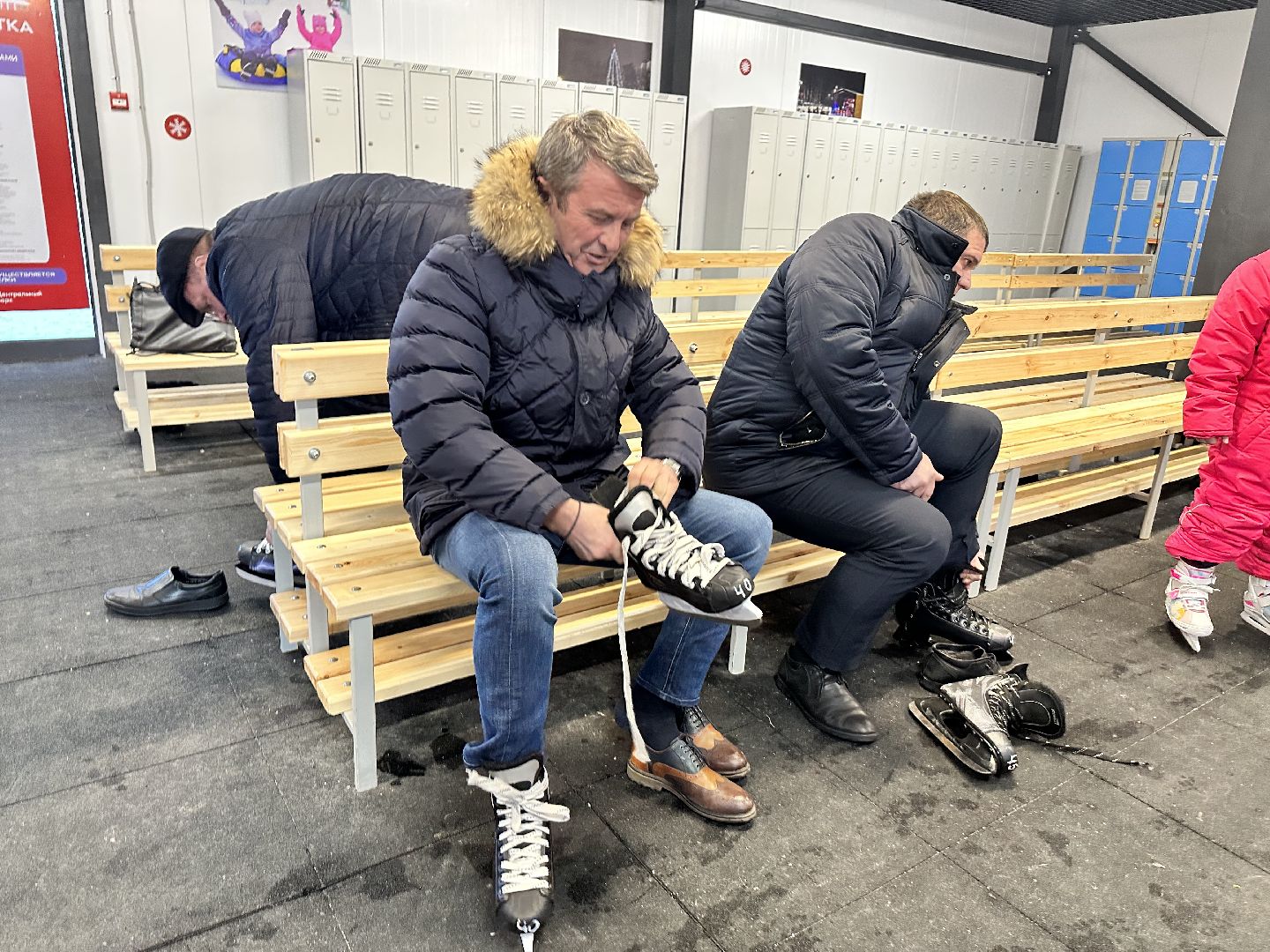 Новый каток, зима в подмосковье, наро-фоминск,