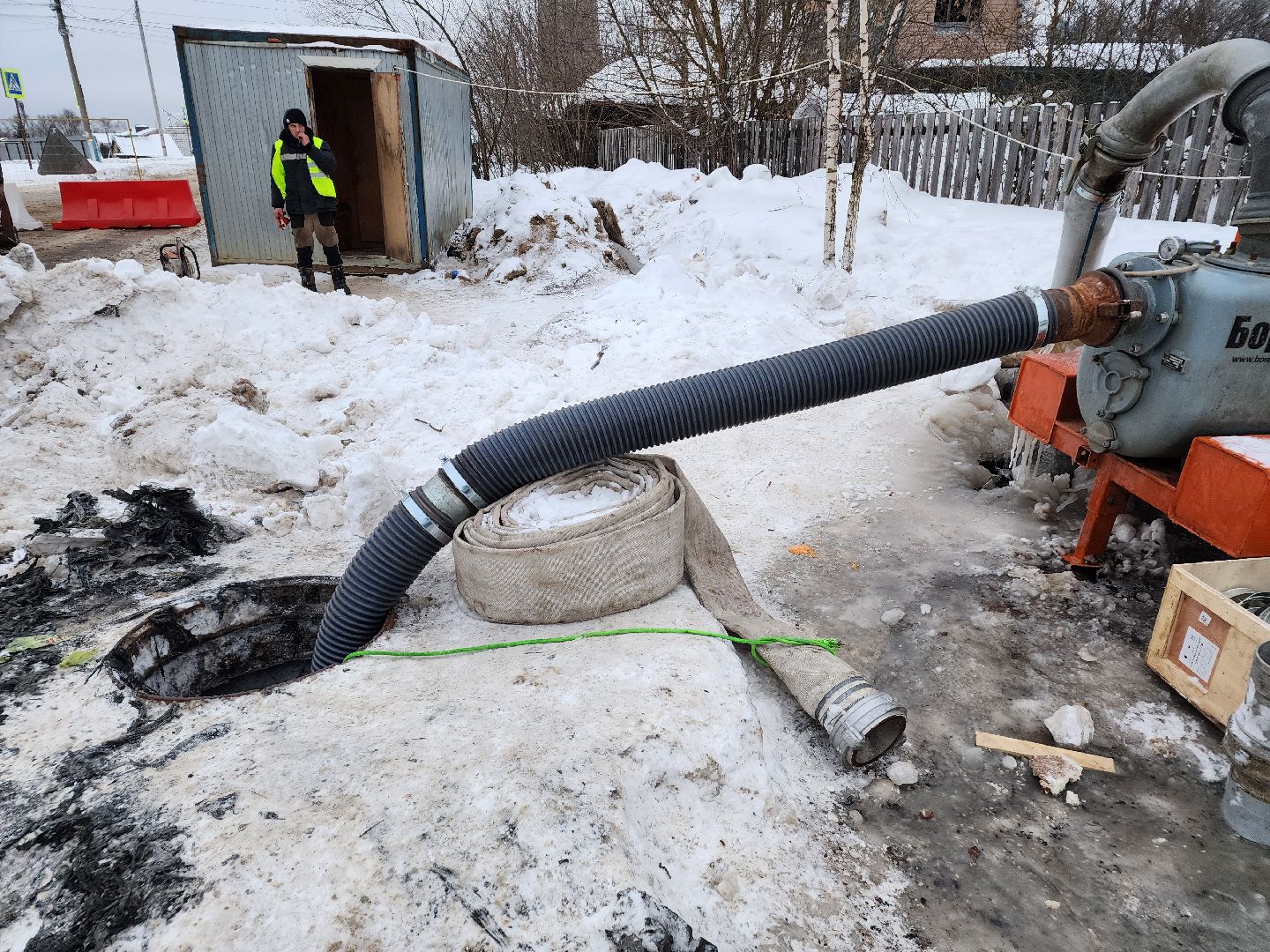 коллектор, ремонт сетей,