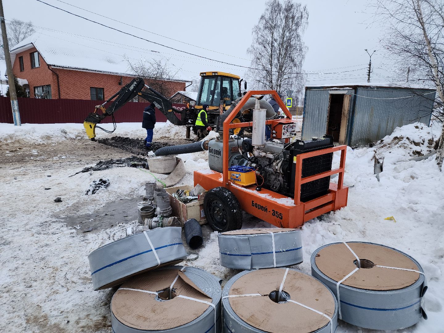 коллектор, ремонт сетей,