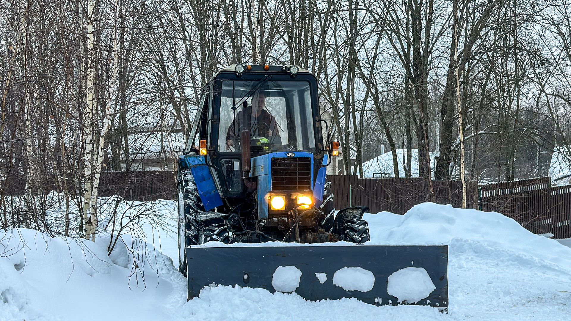 Клин, общество, транспорт, ЖКХ, уборка снега,