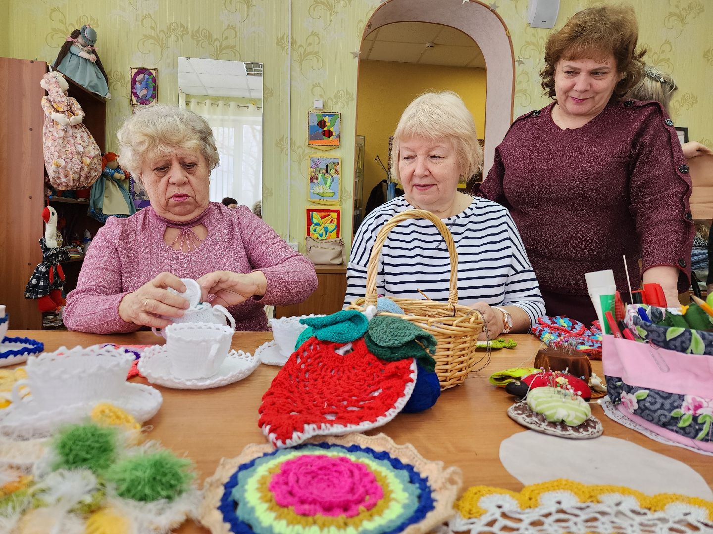 активное долголетие, вязание крючком, орехово зуево,