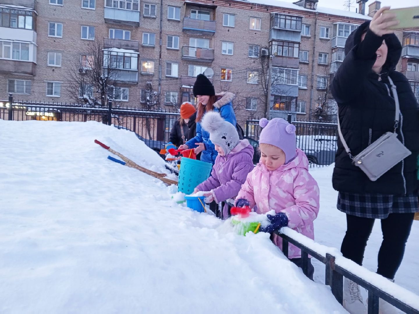 пушкино, снеговик, зима в подмосковье, игры, веселые старты,
