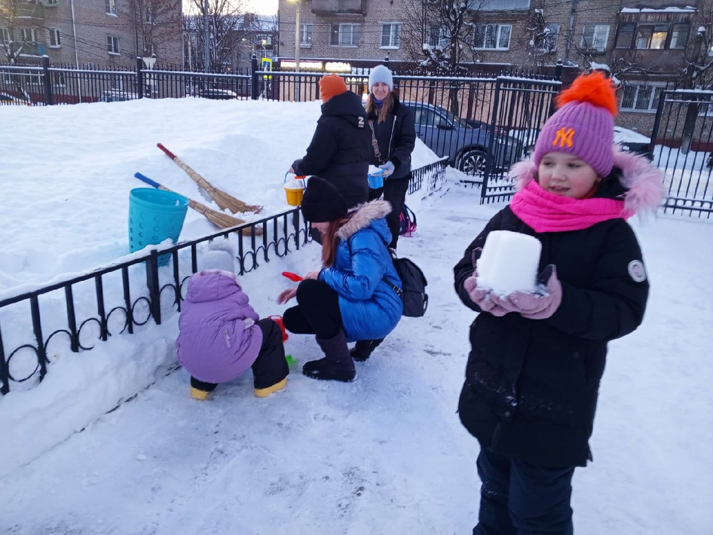 пушкино, снеговик, зима в подмосковье, игры, веселые старты,