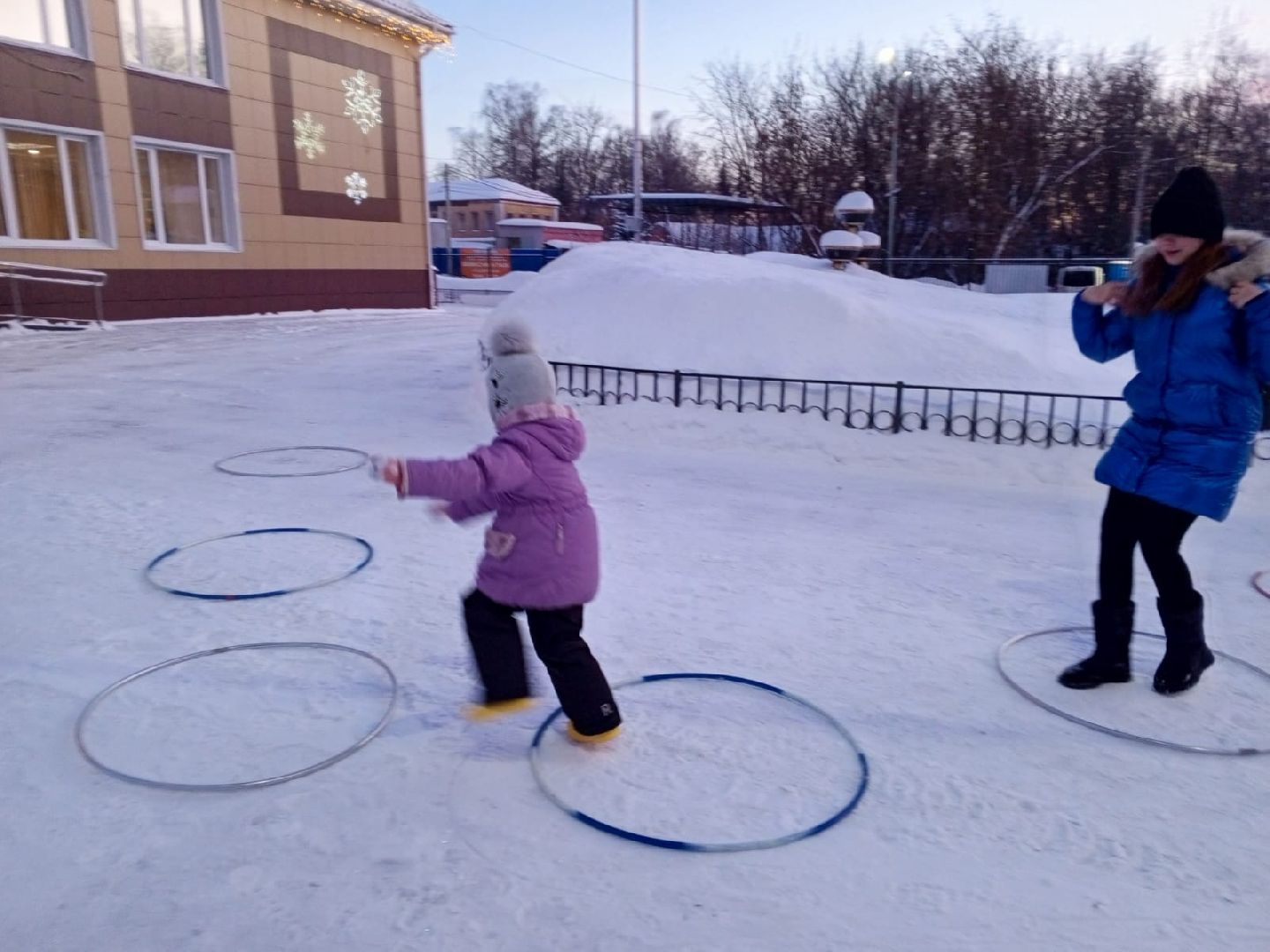 пушкино, снеговик, зима в подмосковье, игры, веселые старты,