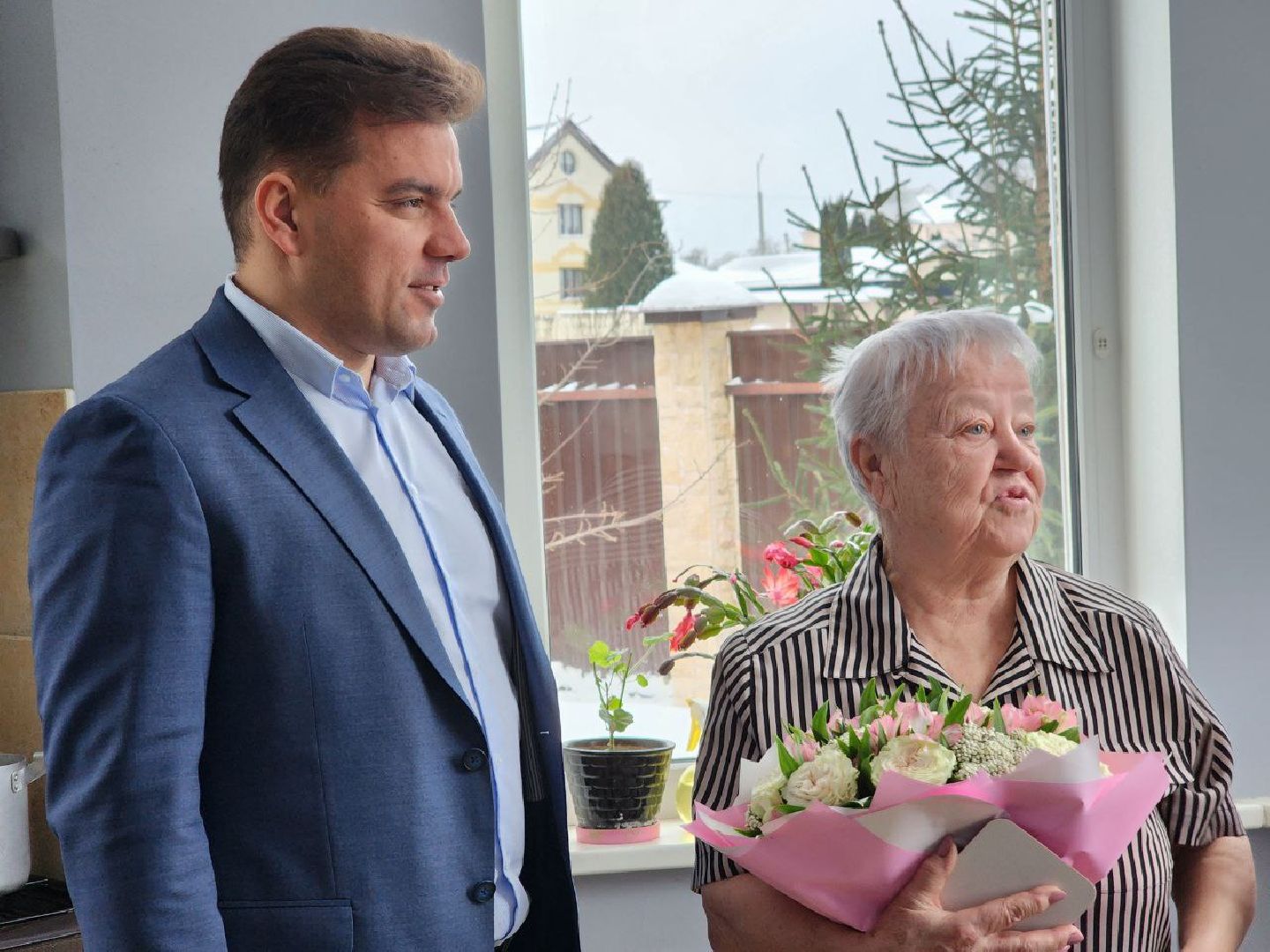 можайск, можайский городской округ, подмосковье, блокадники, юбилейные медали, глава, поздравил, Ленинград, блокада Ленинграда,