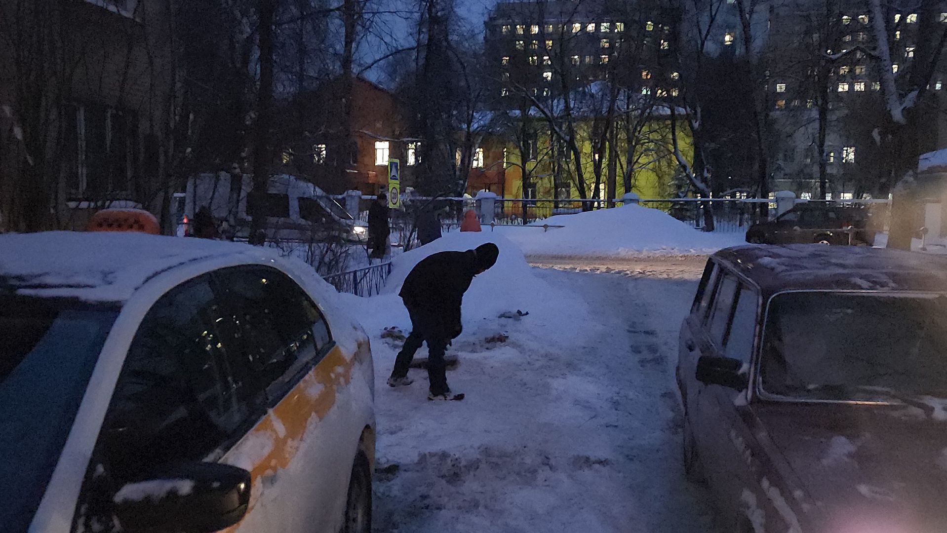 снегопад, уборка улиц, уборка снега, Аубакиров,