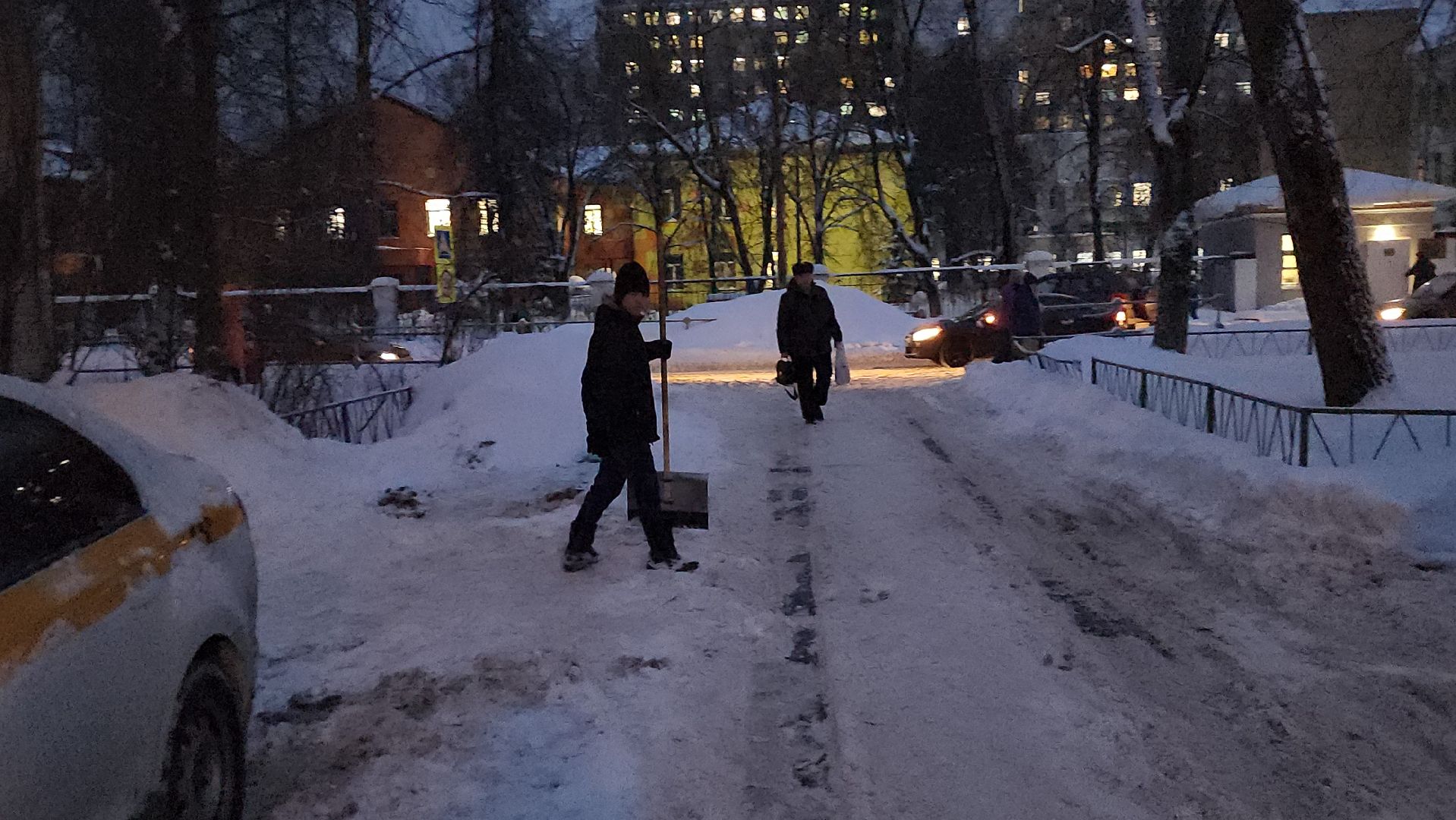 снегопад, уборка улиц, уборка снега, Аубакиров,