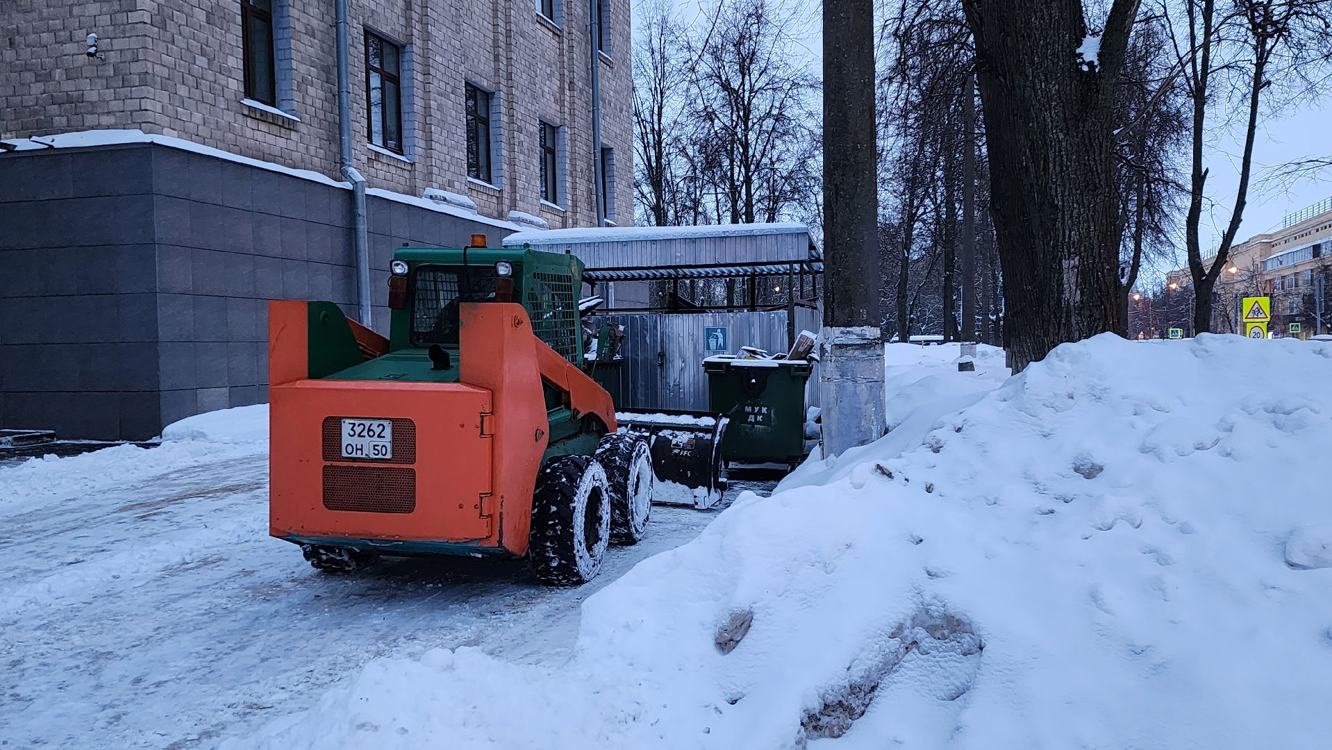 снегопад, уборка улиц, уборка снега, Аубакиров,