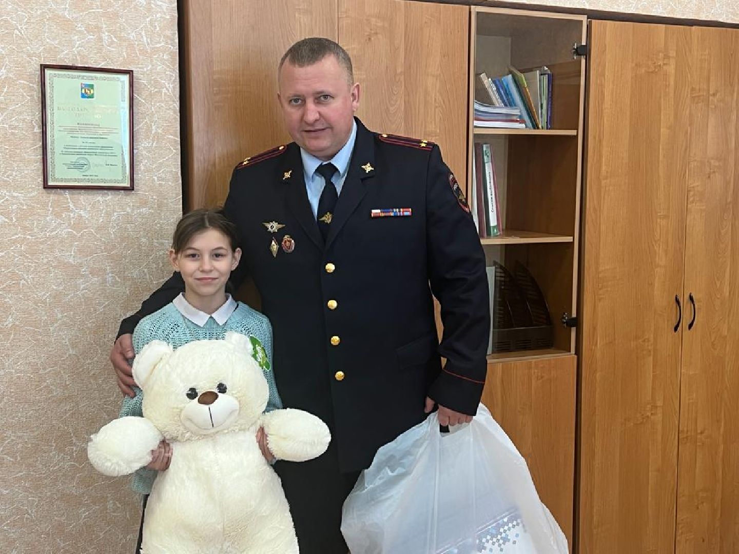 пушкино, подарки, дети, овз, полиция,