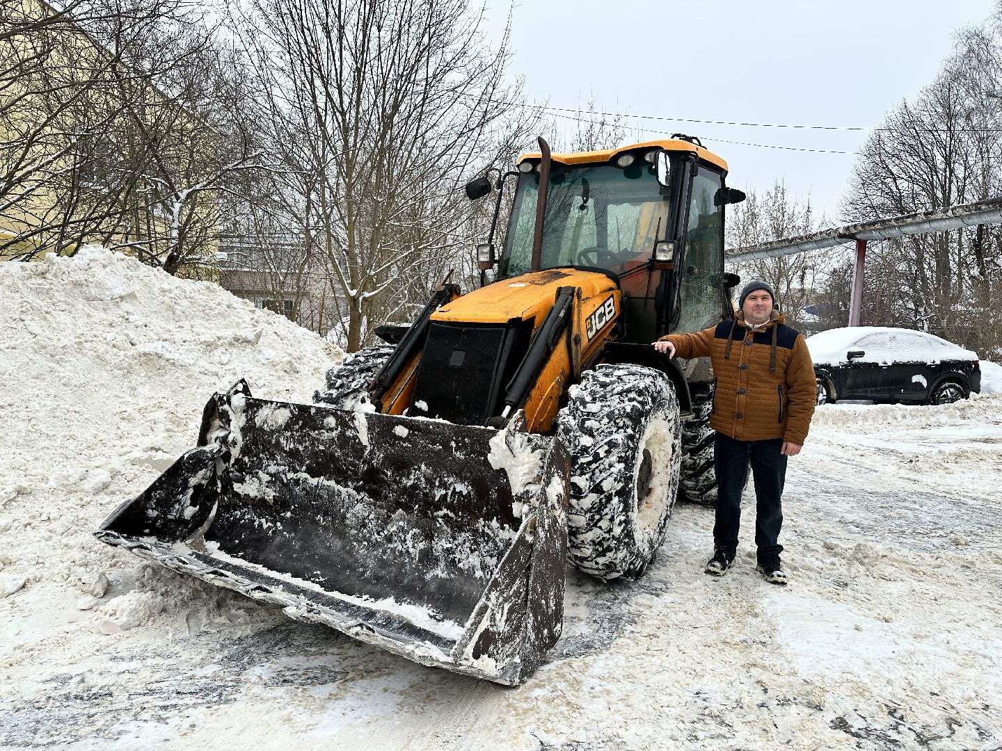 уборка дворов, жкх подмосковье, наро-фоминск,