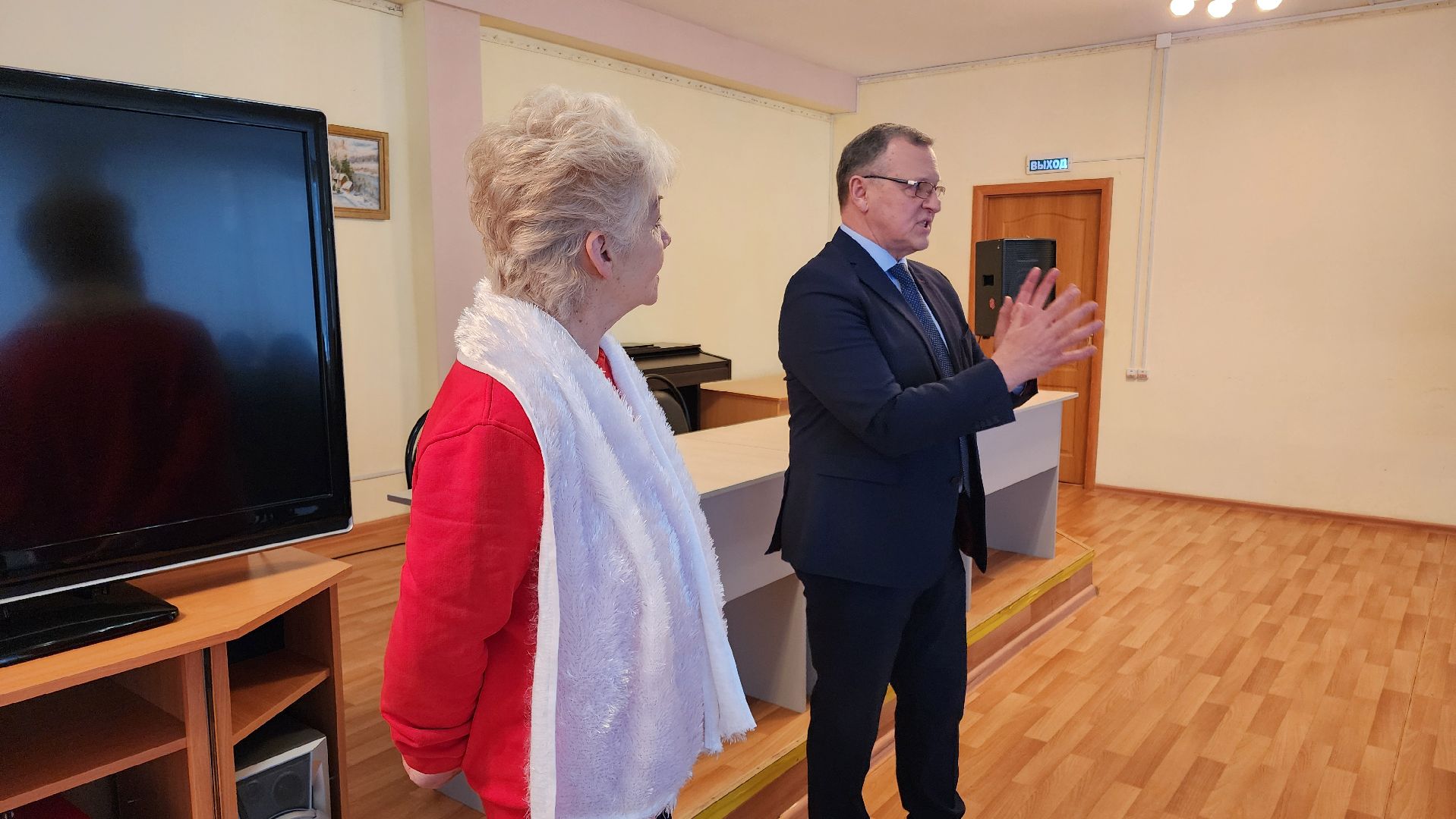 кашира, каширская больница, встреча с жителями, главный врач, здравоохранение, медицина, простуда, давление,