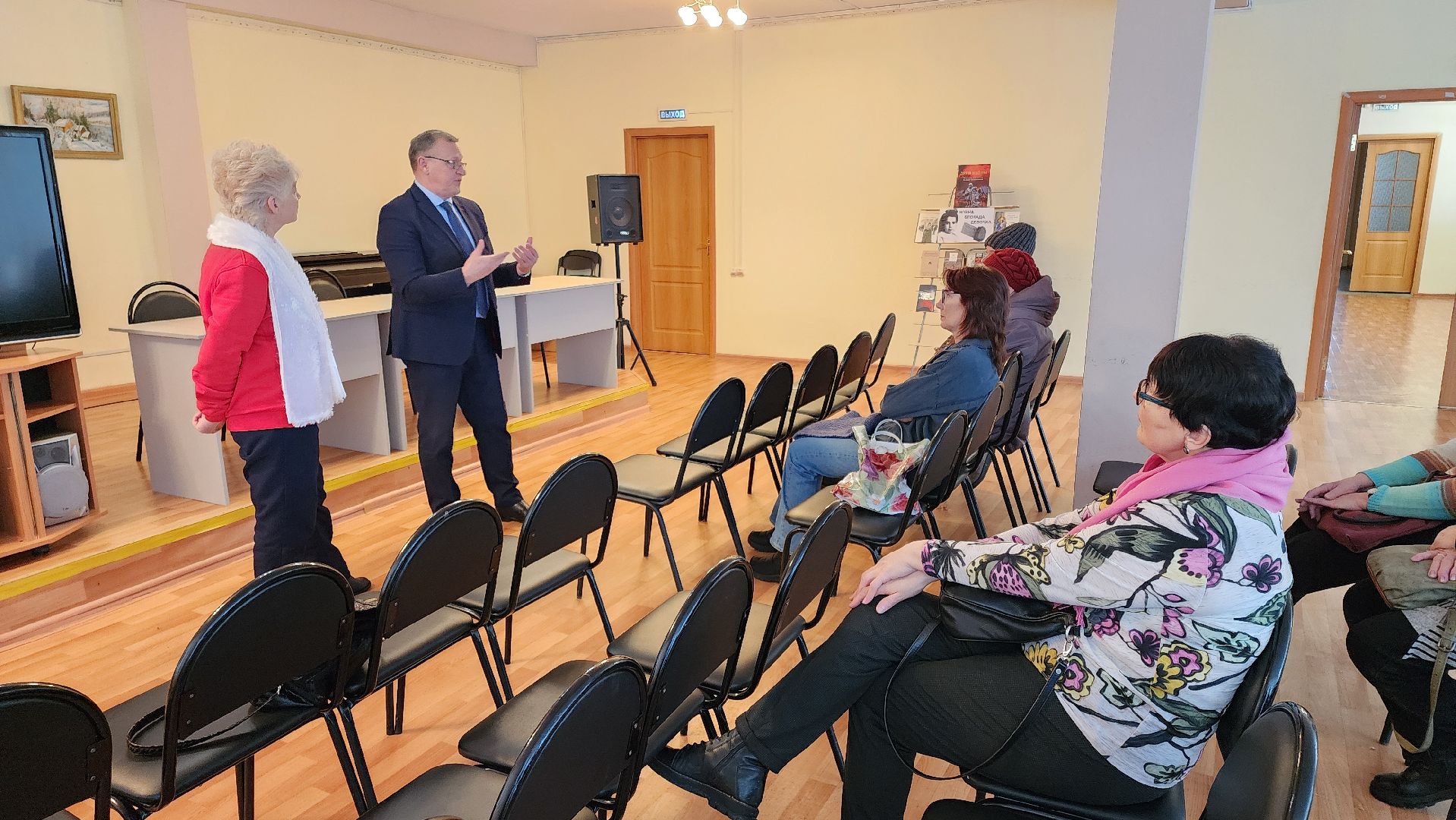 кашира, каширская больница, встреча с жителями, главный врач, здравоохранение, медицина, простуда, давление,