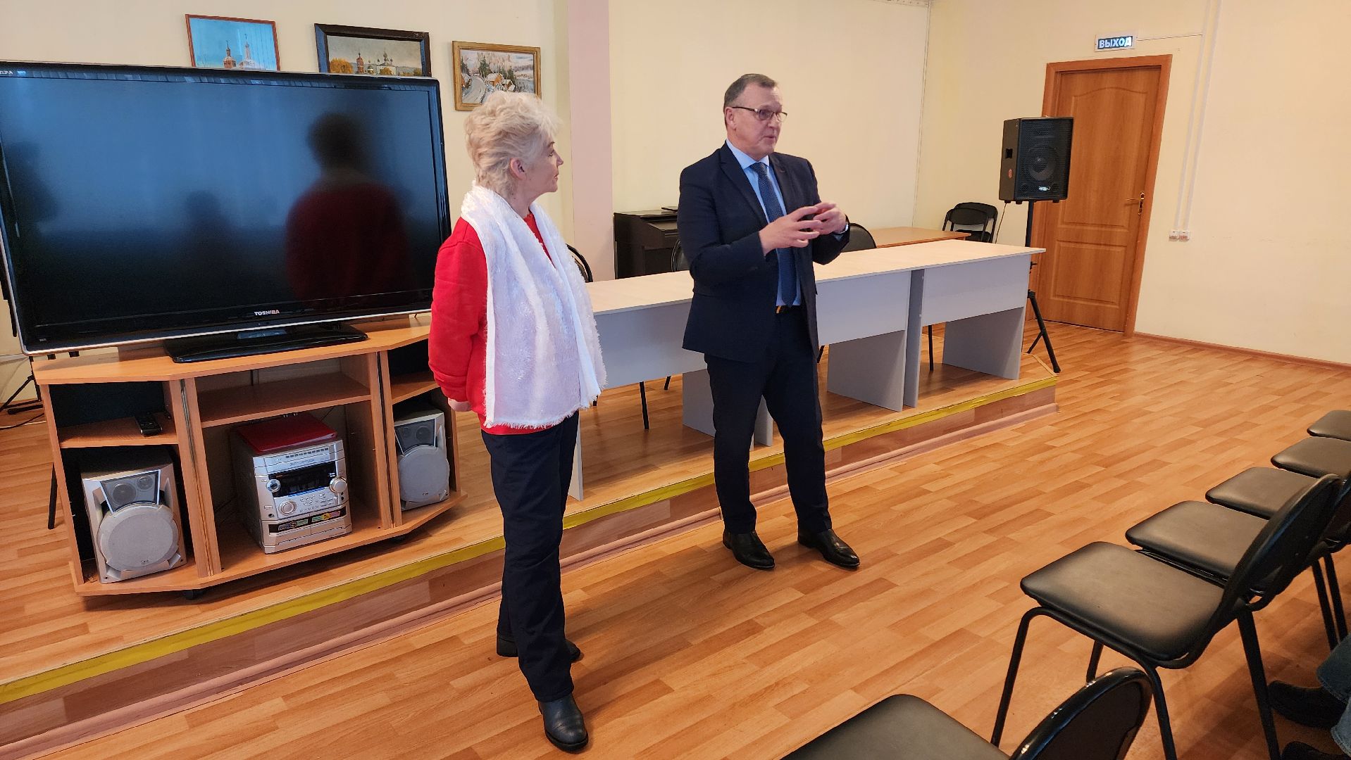 кашира, каширская больница, встреча с жителями, главный врач, здравоохранение, медицина, простуда, давление,