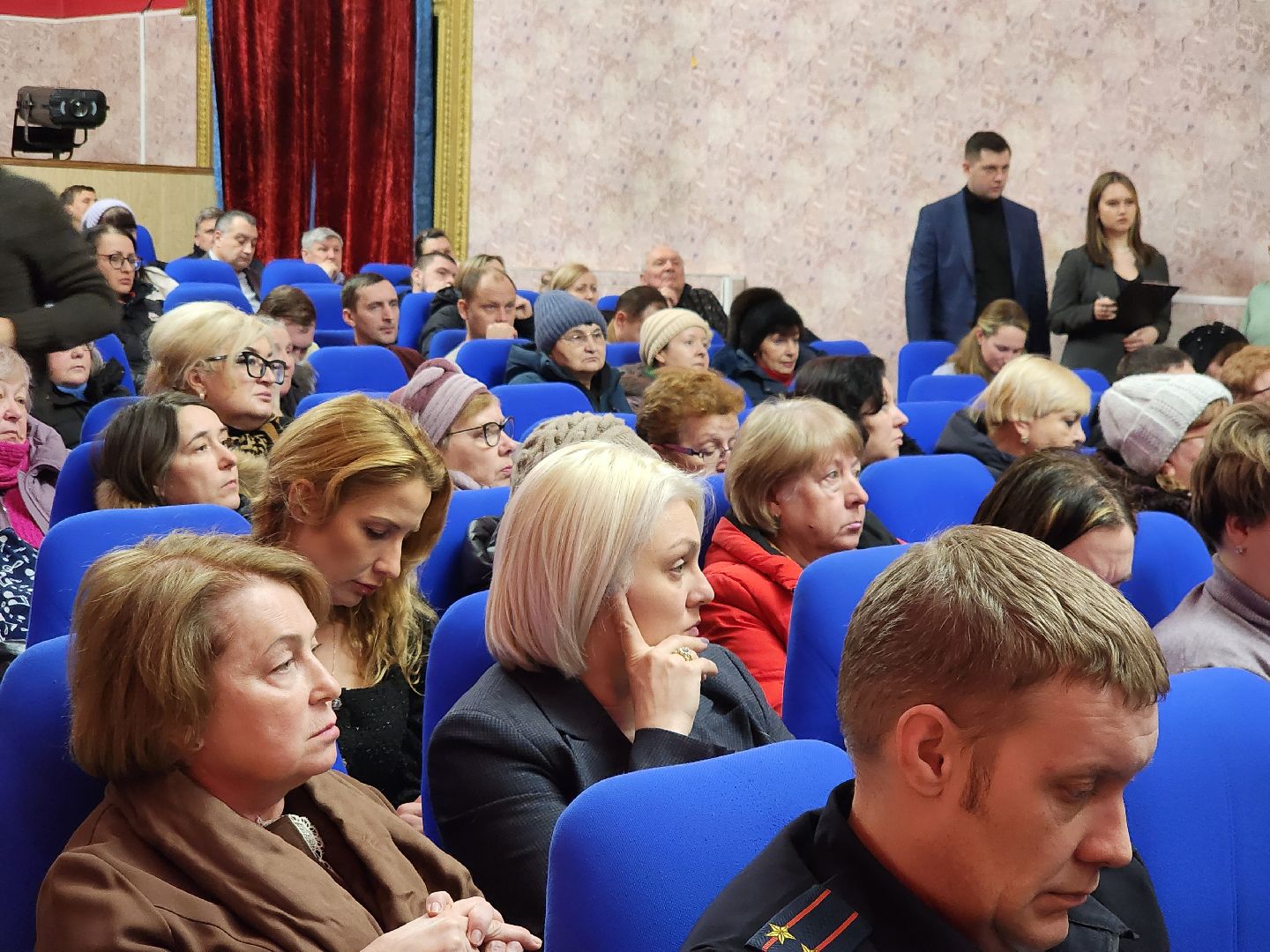 Подольск, встреча с жителями, Полиция, Грузовые машины,