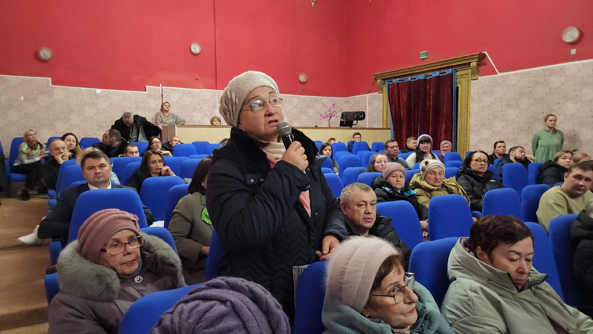 Подольск, встреча с жителями, Полиция, Грузовые машины,