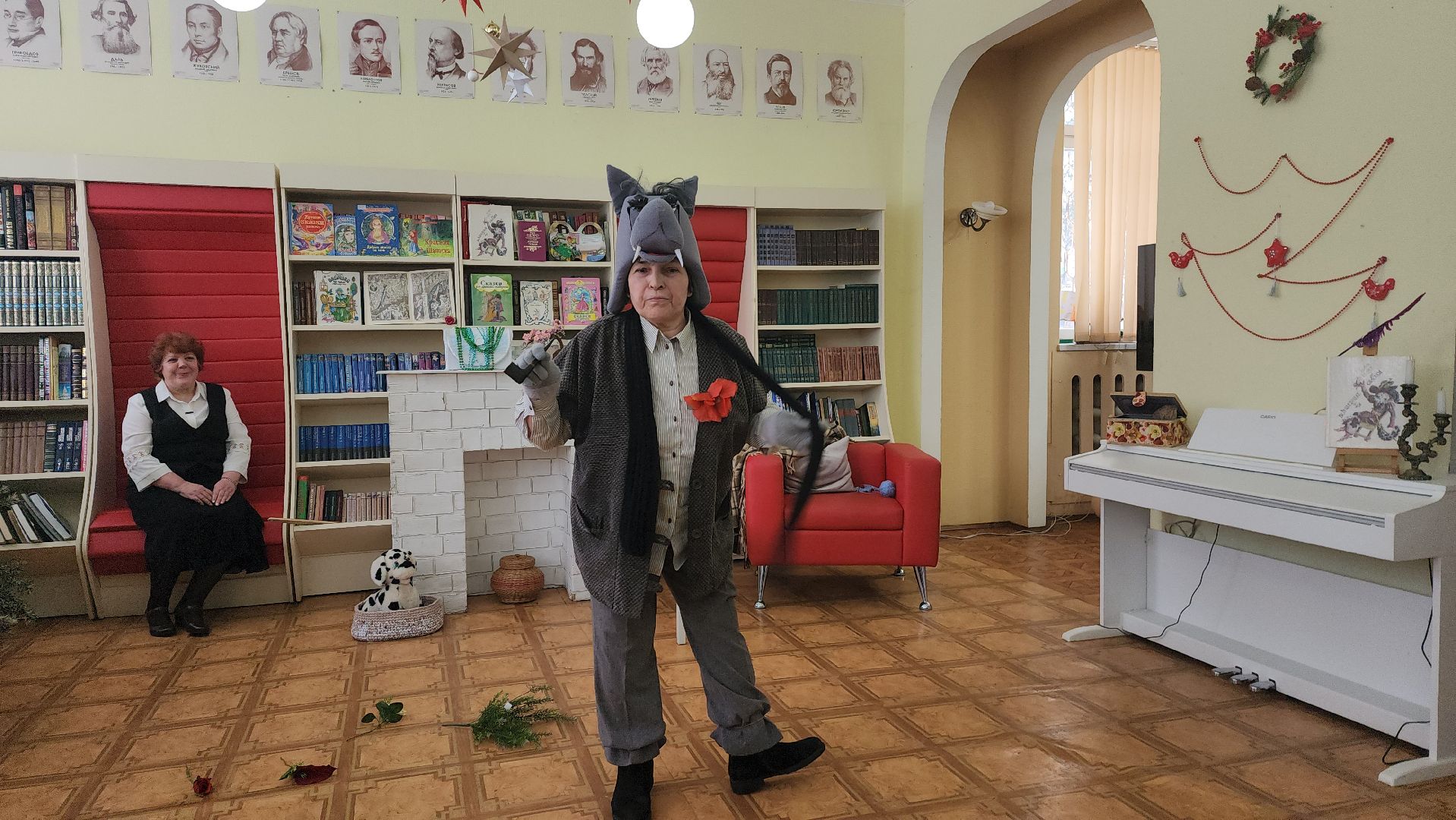 Шатура, красная шапочка, Шарль Перро, спектакль, городской округ культура, немецкий язык, немец,