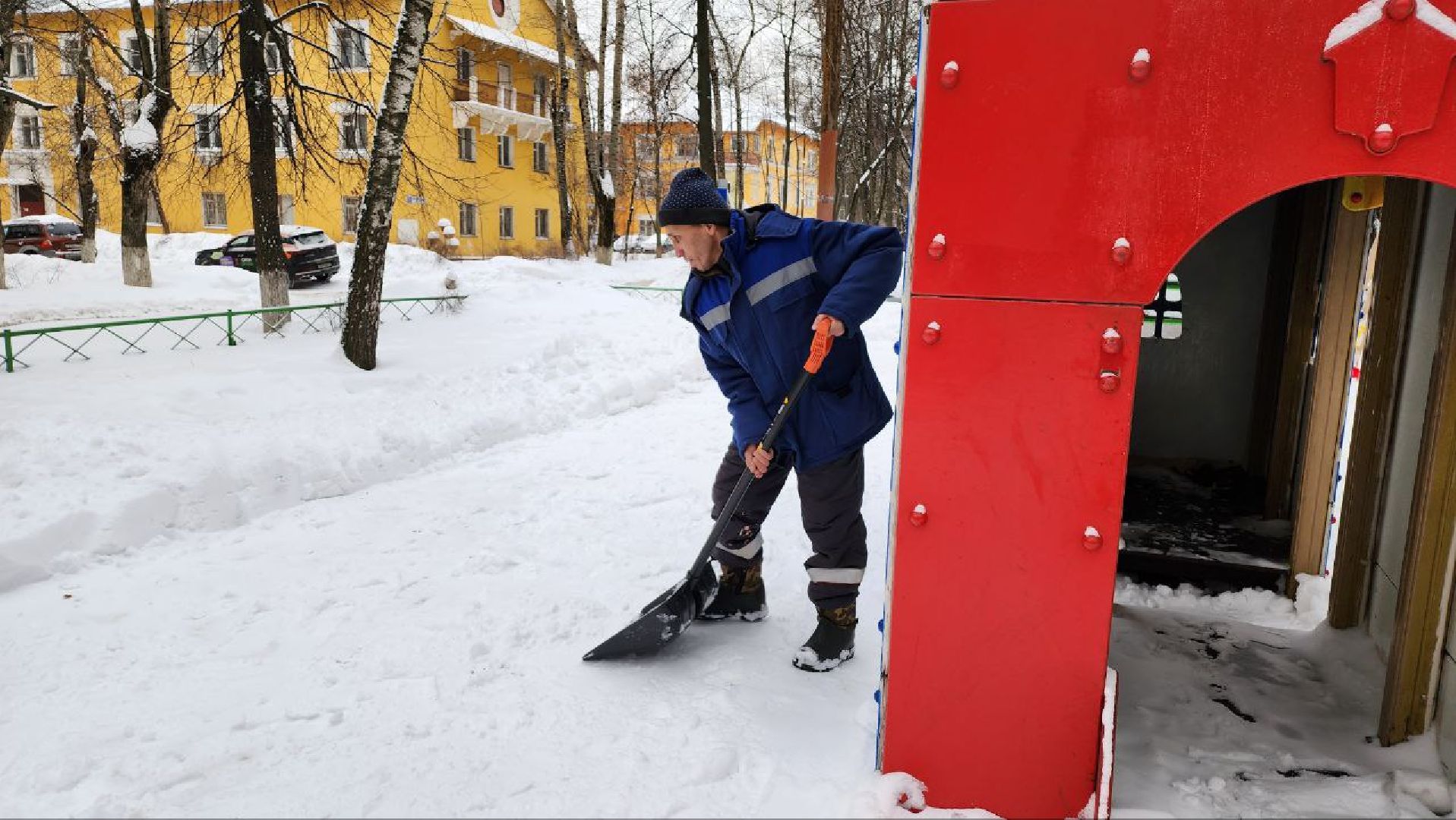 люберцы, управляющая компания, уборка снега,