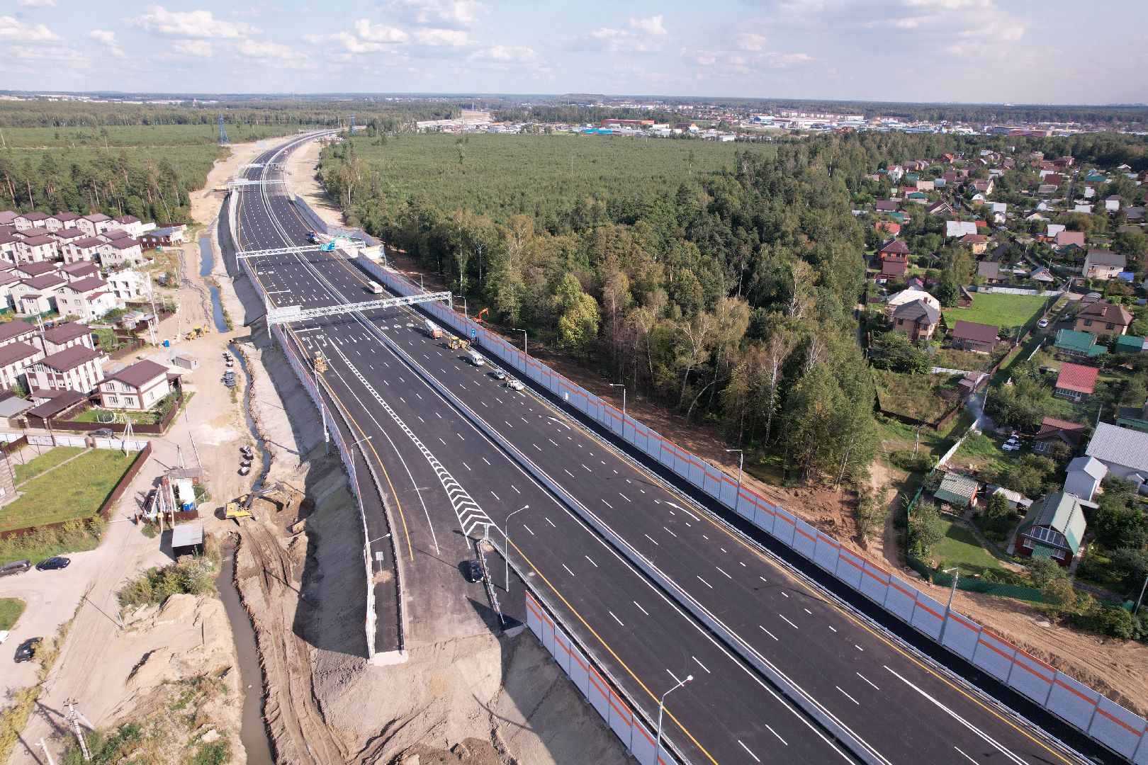 видео с коптера, строительство дорог, дороги,