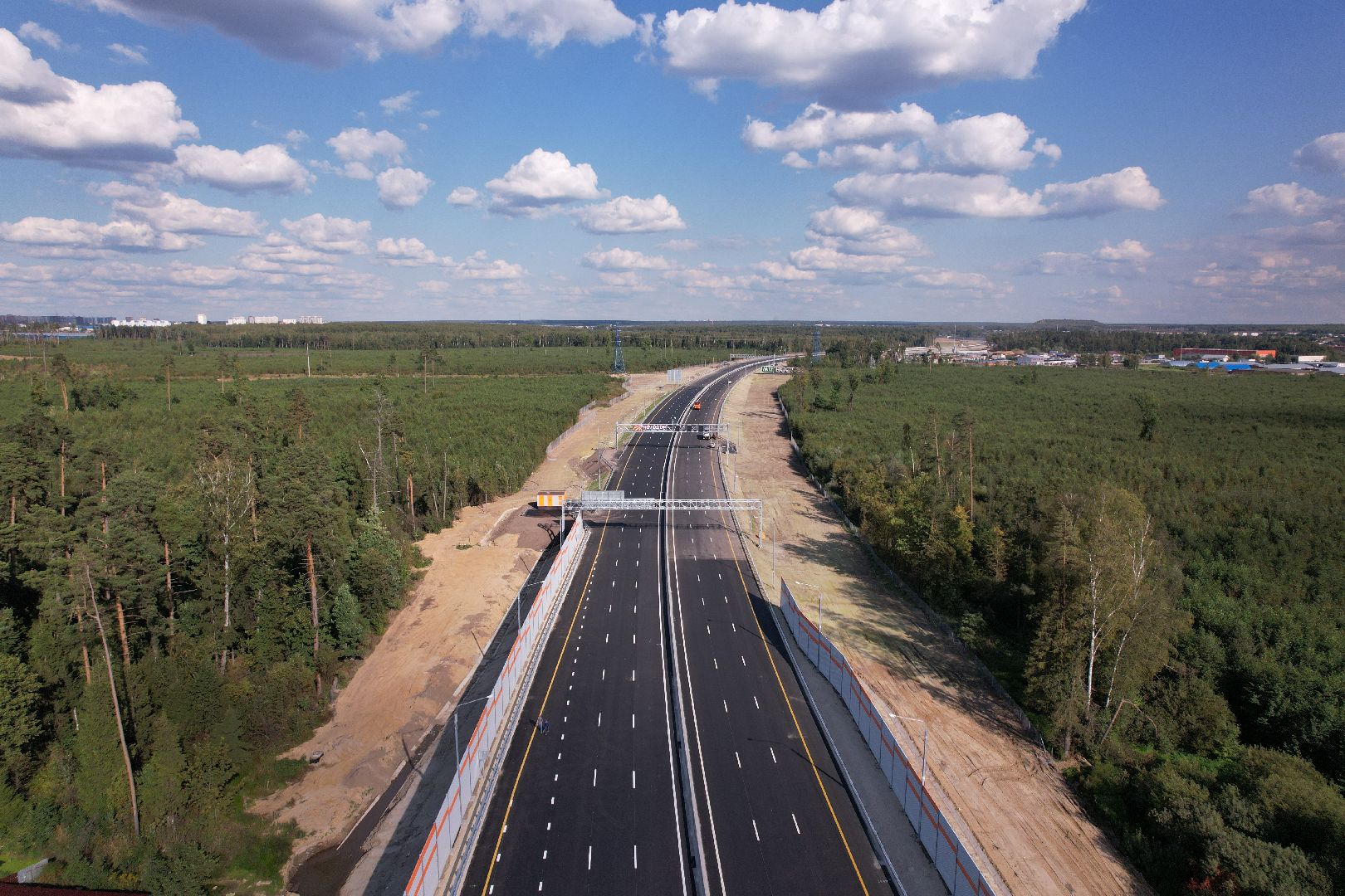 видео с коптера, строительство дорог, дороги,