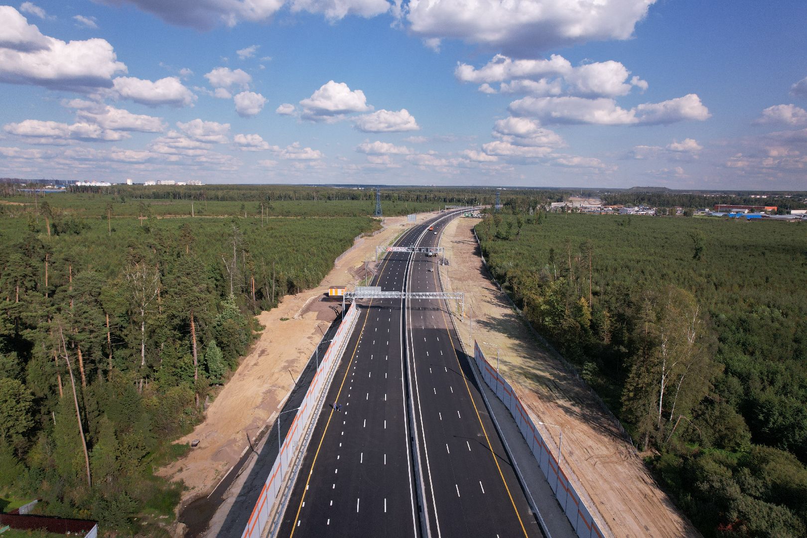 видео с коптера, строительство дорог, дороги,
