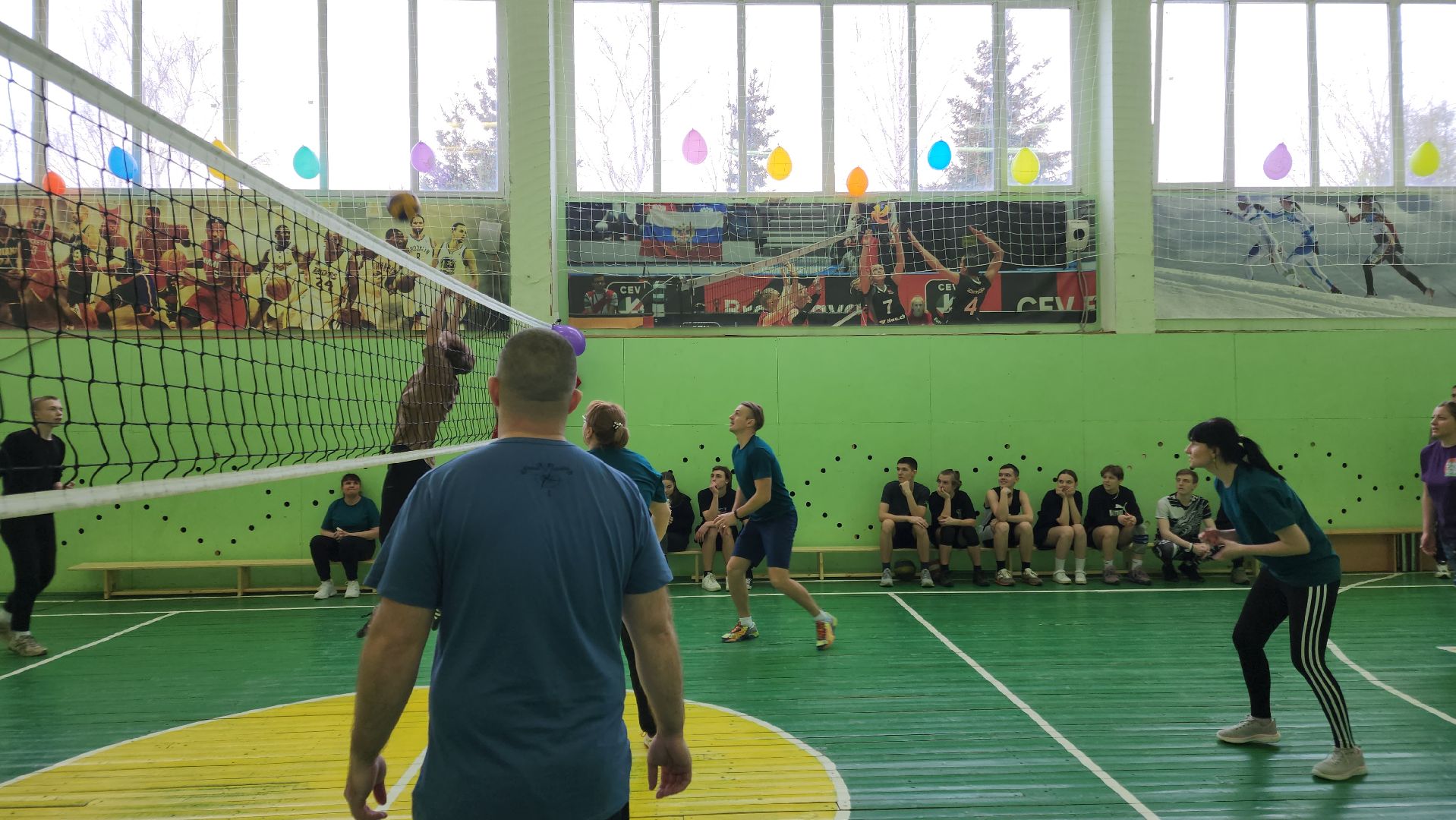 волоколамск, техникум, студенты, преподаватель, соревнование, соревнования, волейбол,