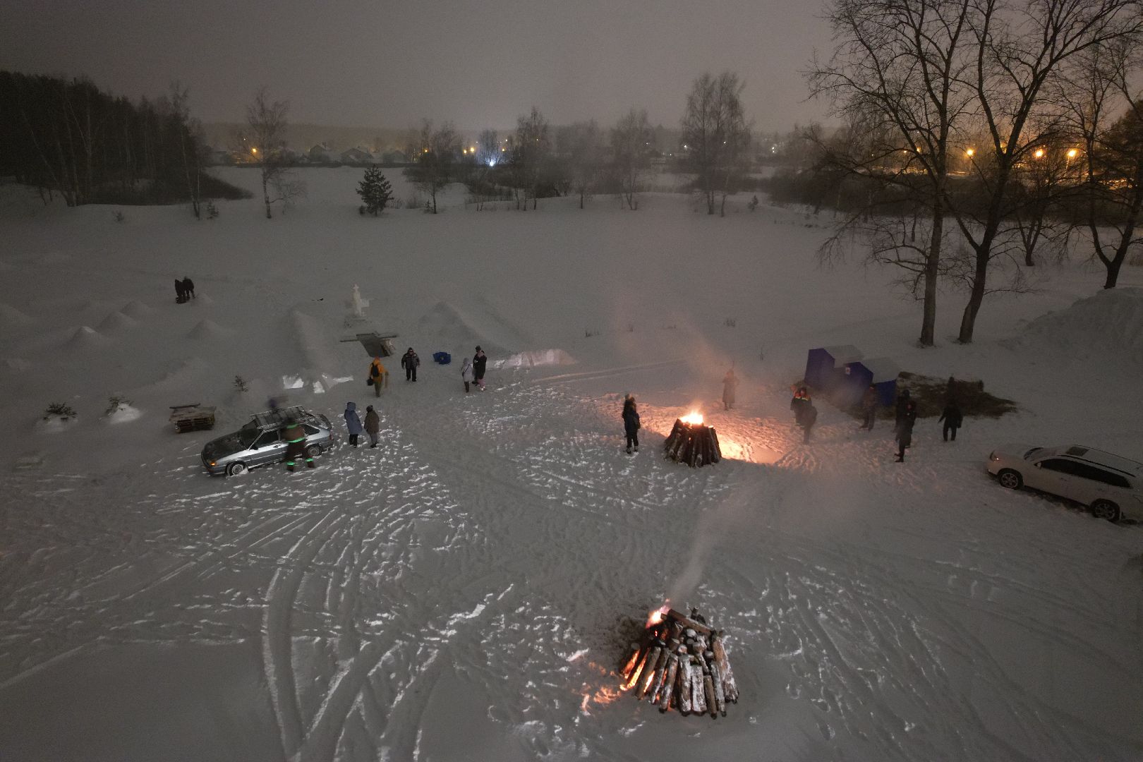 видео с коптера,