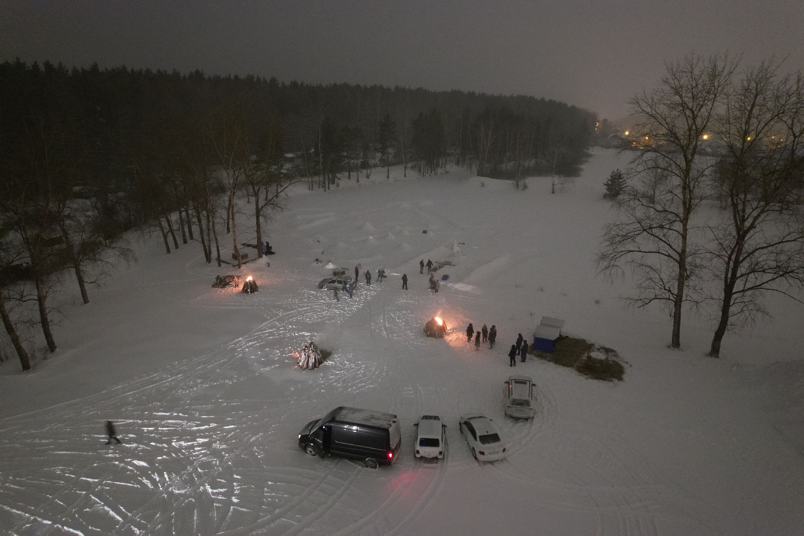 видео с коптера,