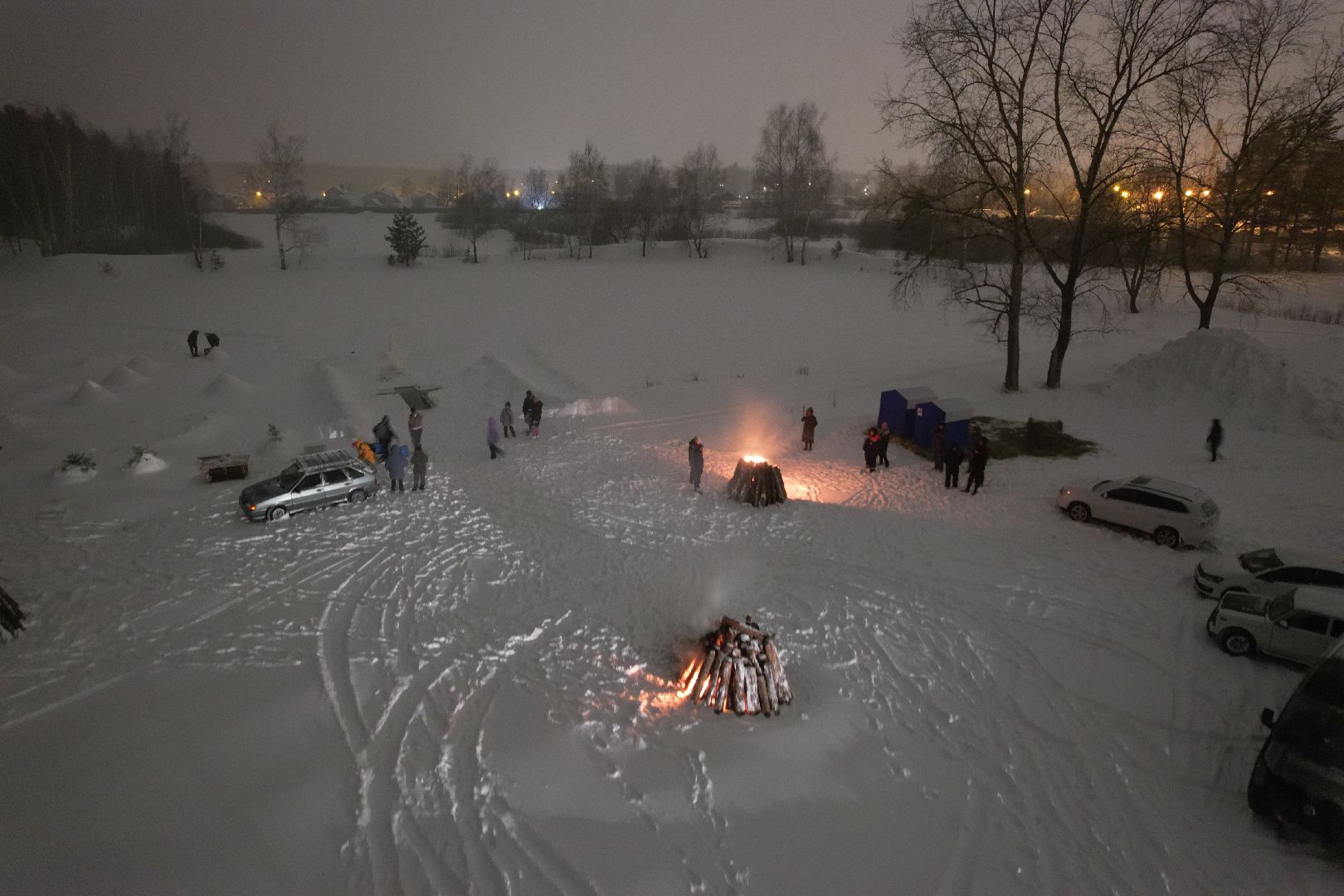 видео с коптера,