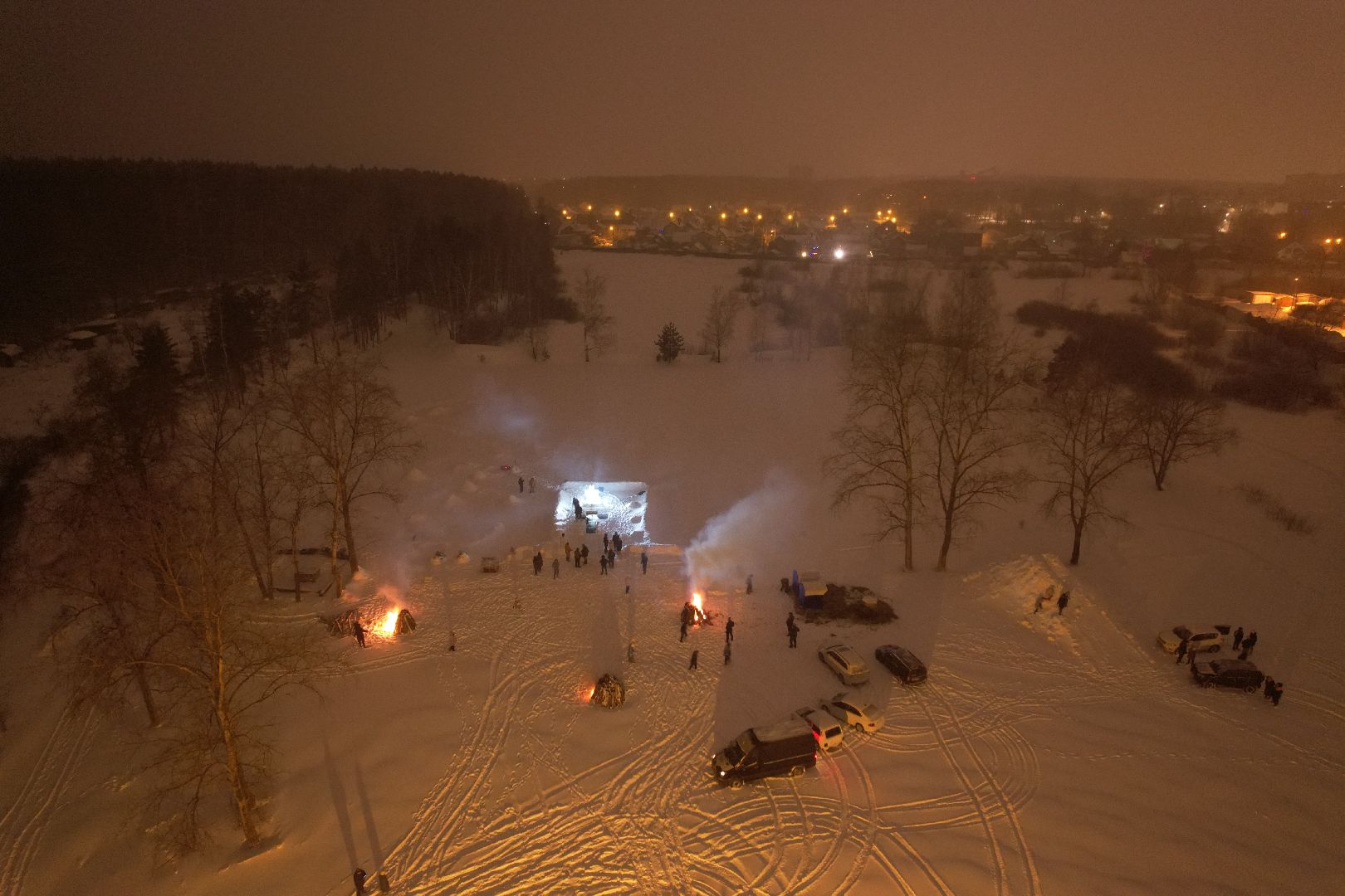 видео с коптера,