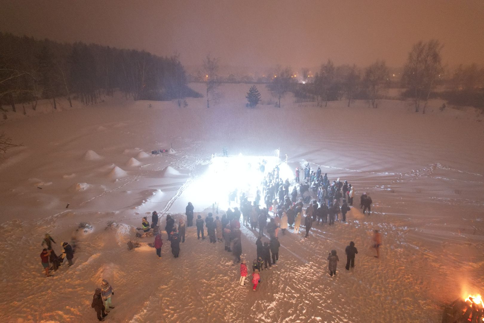 видео с коптера,