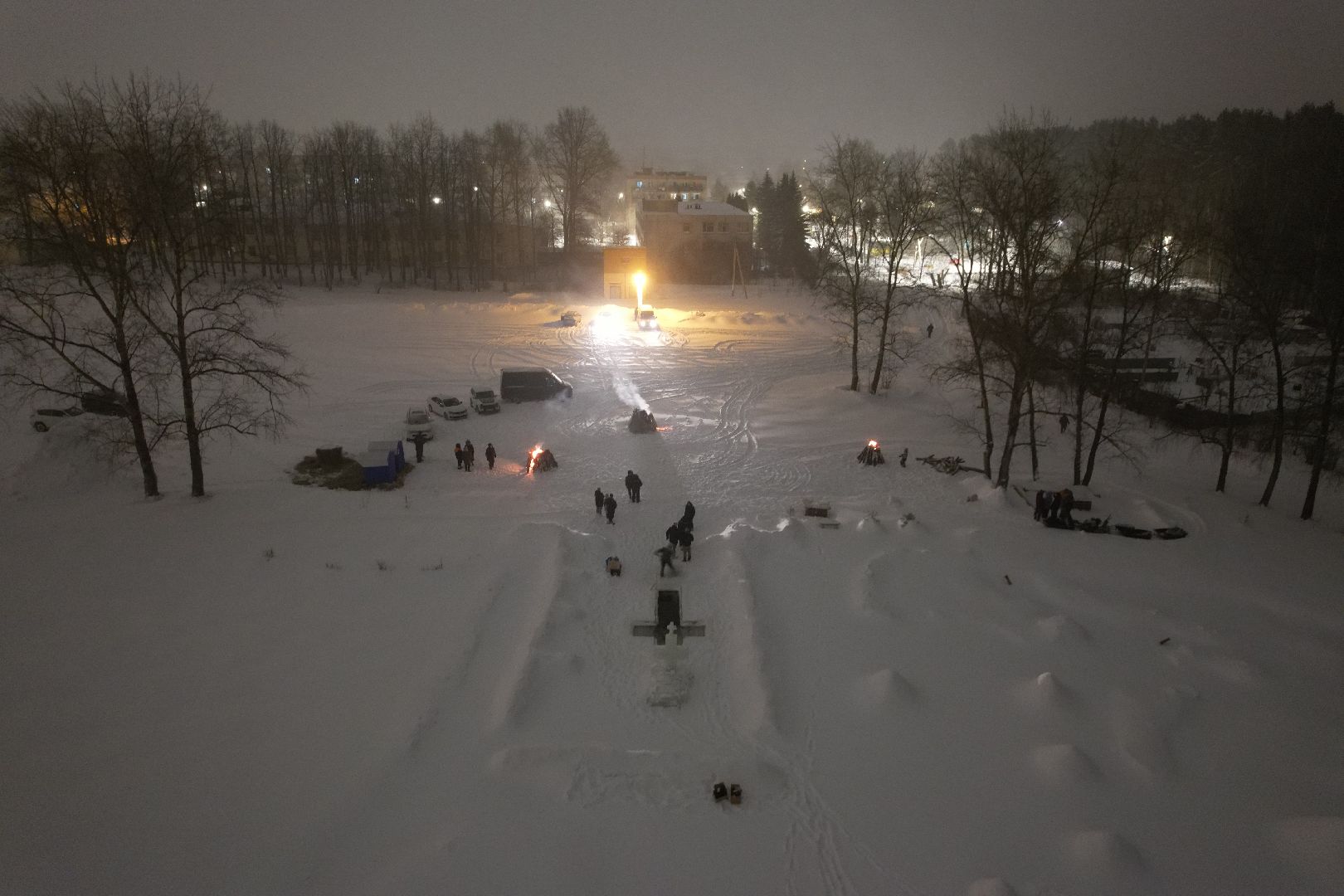 видео с коптера,