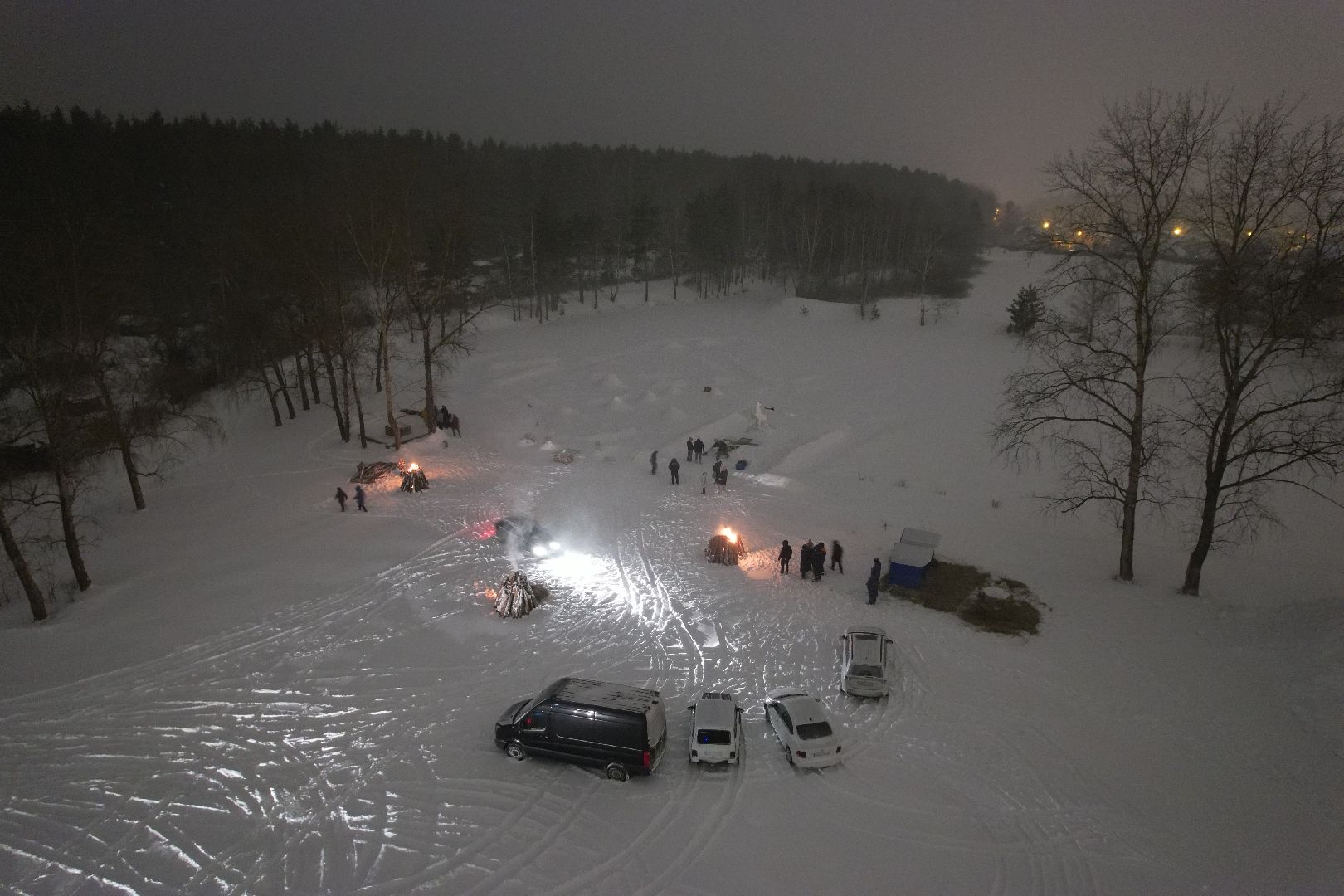 видео с коптера,