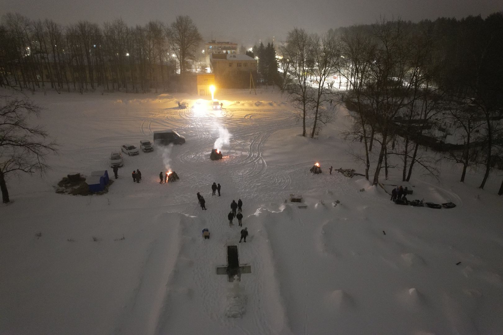 видео с коптера,