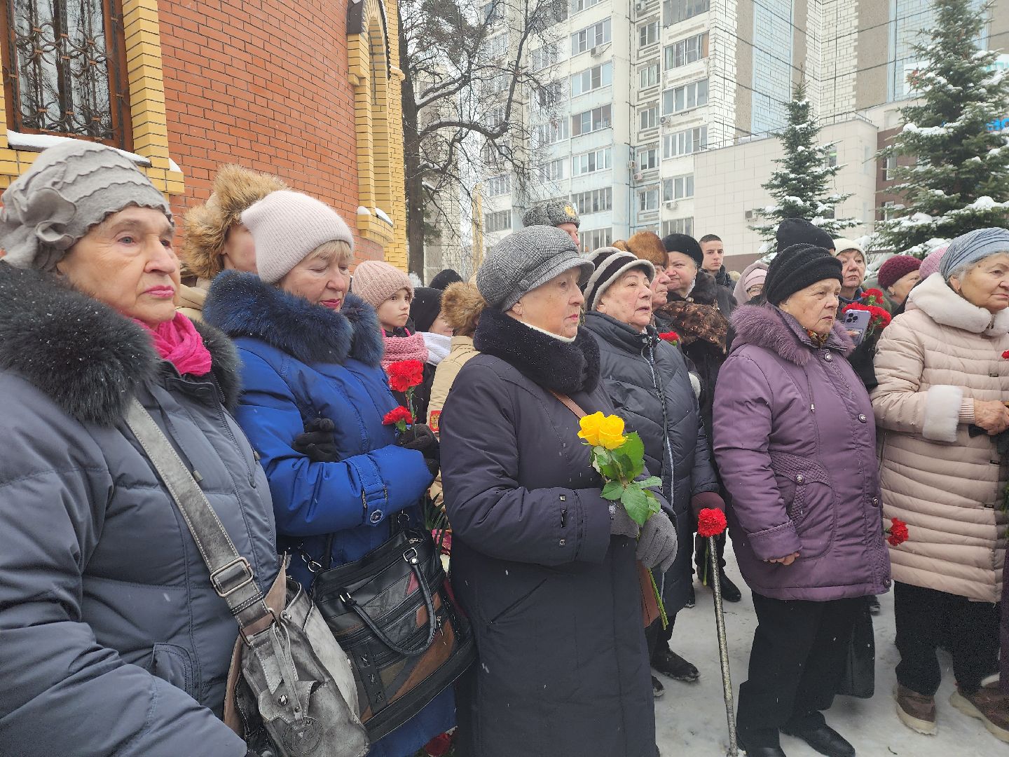 пушкино, блокада ленинграда, митинг, юбилей, жители города,
