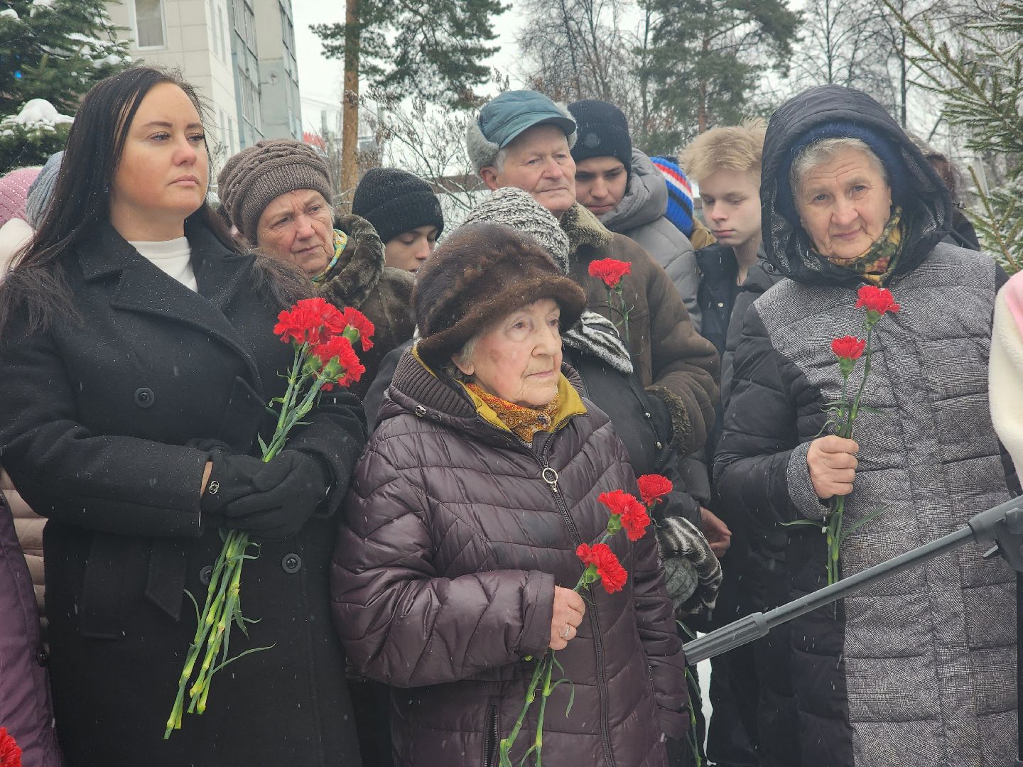 пушкино, блокада ленинграда, митинг, юбилей, жители города,