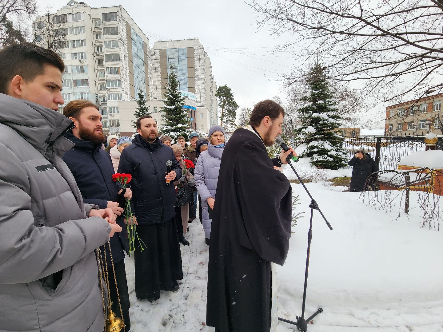 пушкино, блокада ленинграда, митинг, юбилей, жители города,