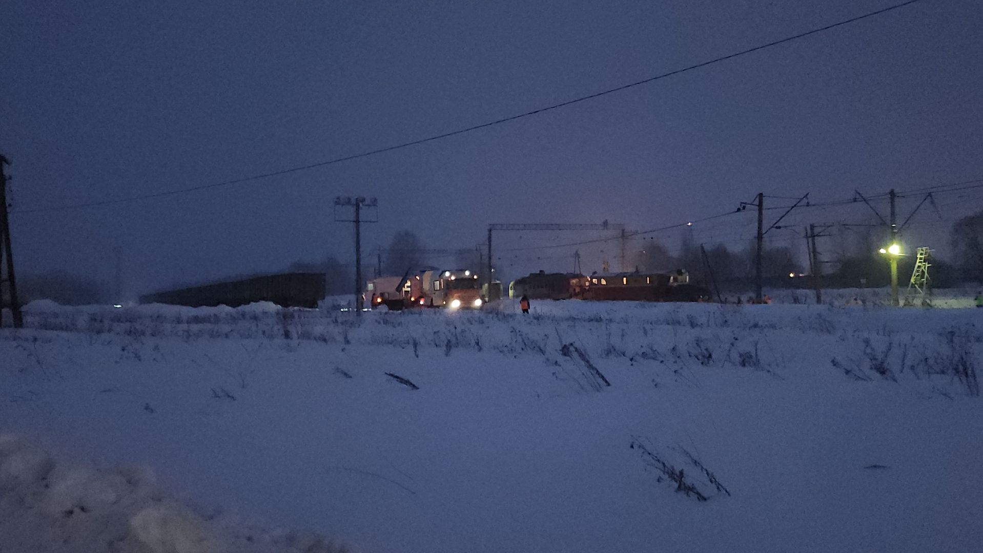волоколамск, железная дорога, железнодорожная станция, железнодорожные пути, чп,