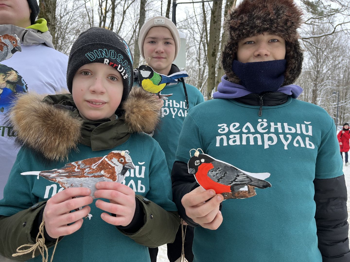 наро-фоминск, покормите птиц зимой, Юннаты, экологическая акция,наро-фоминский городской округ,