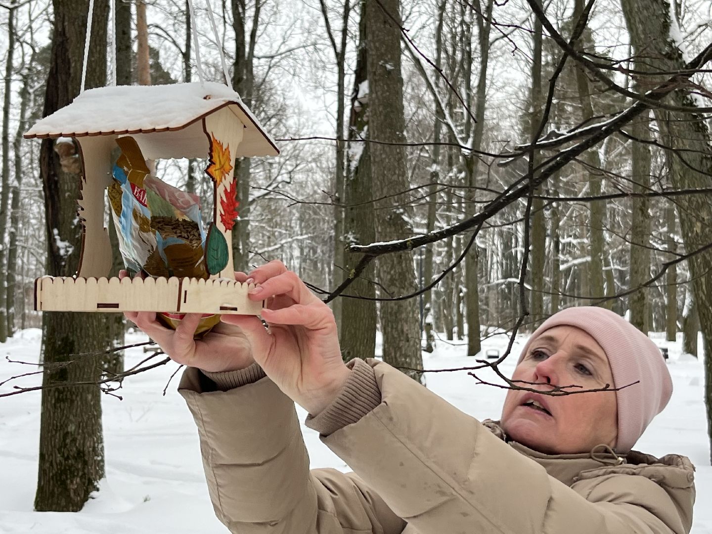 наро-фоминск, покормите птиц зимой, Юннаты, экологическая акция,наро-фоминский городской округ,