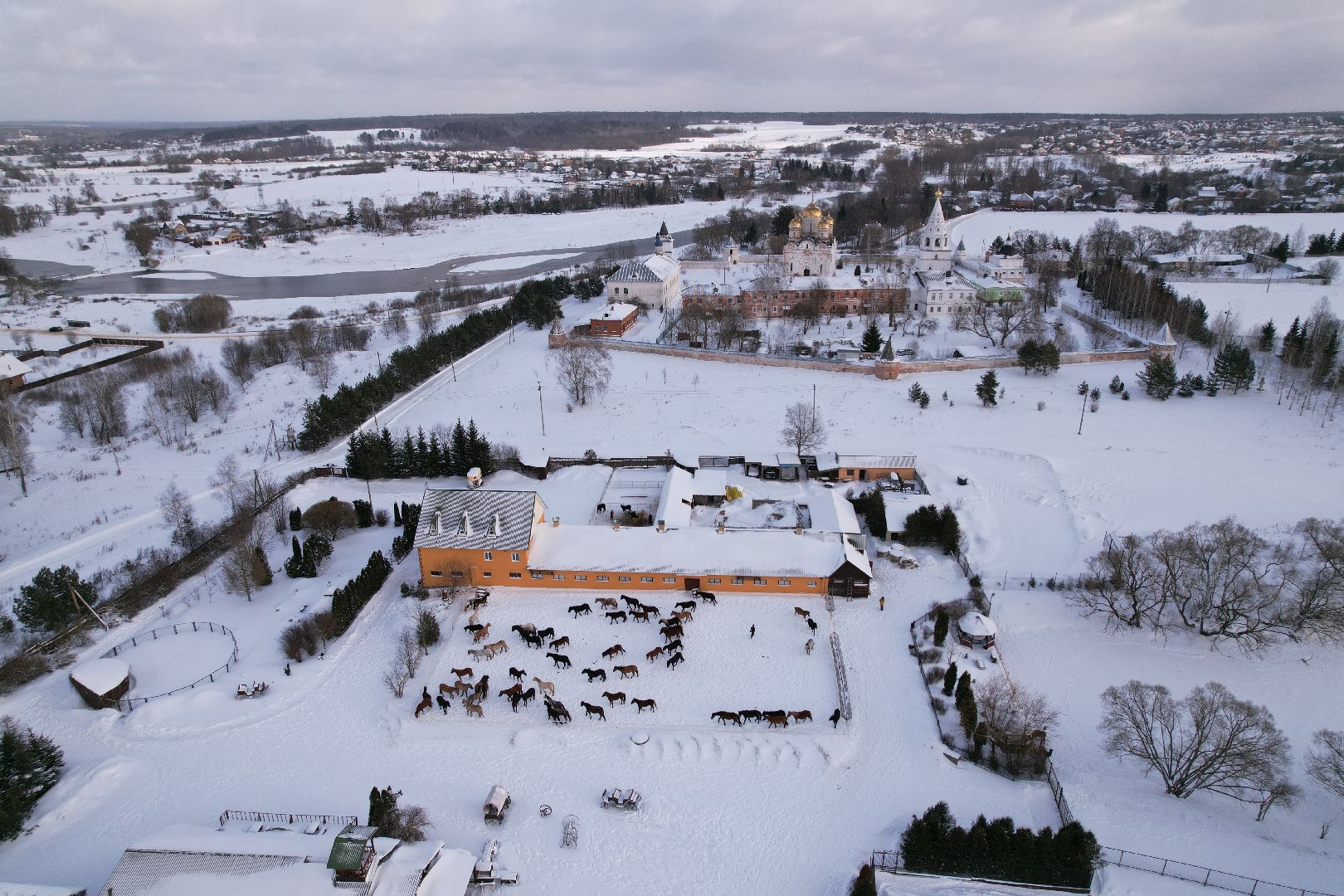 видео с коптера, можайск, туризм,