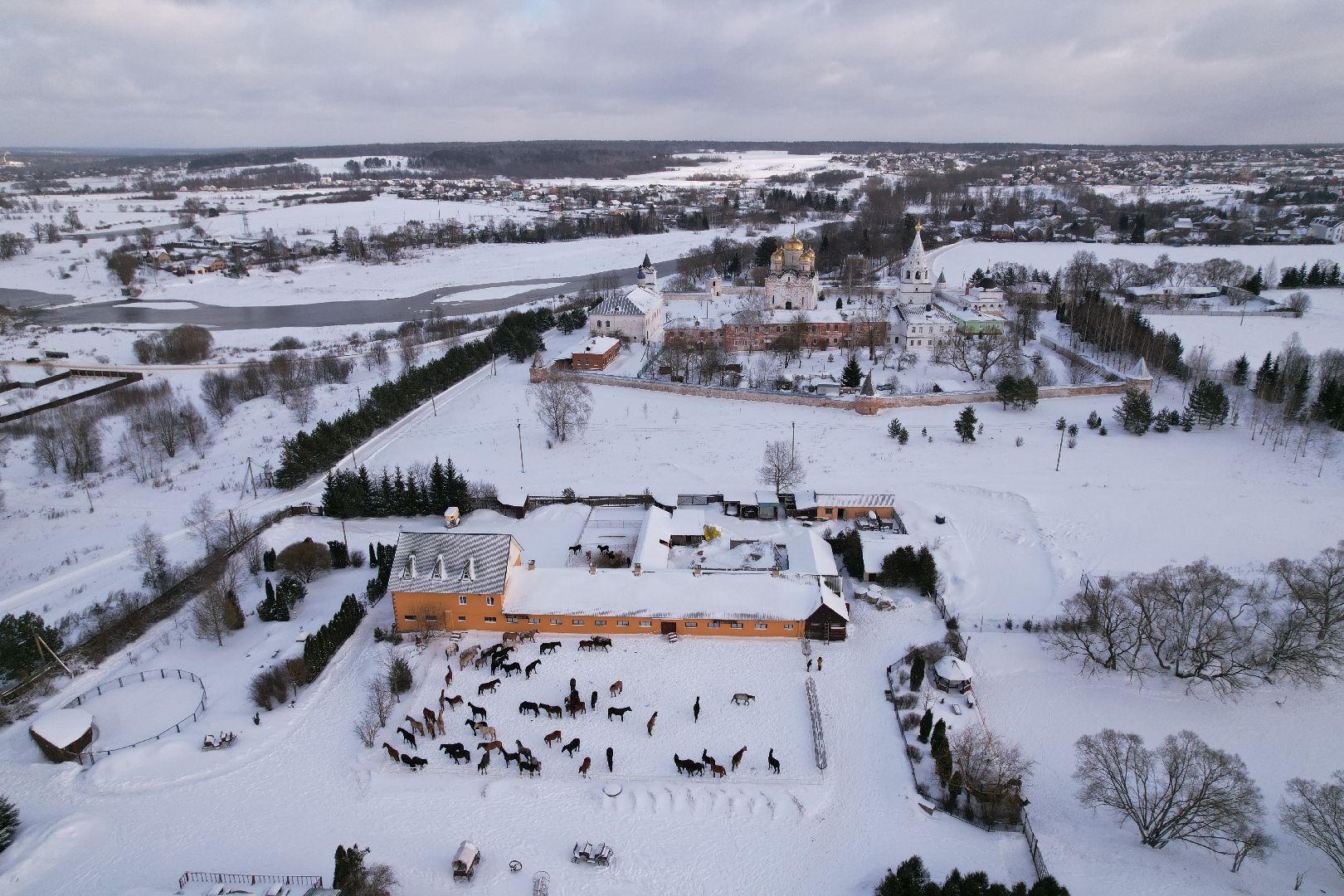 видео с коптера, можайск, туризм,