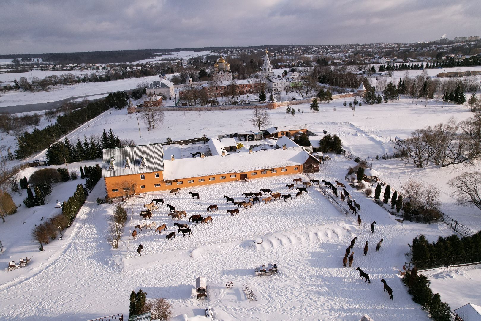 видео с коптера, можайск, туризм,