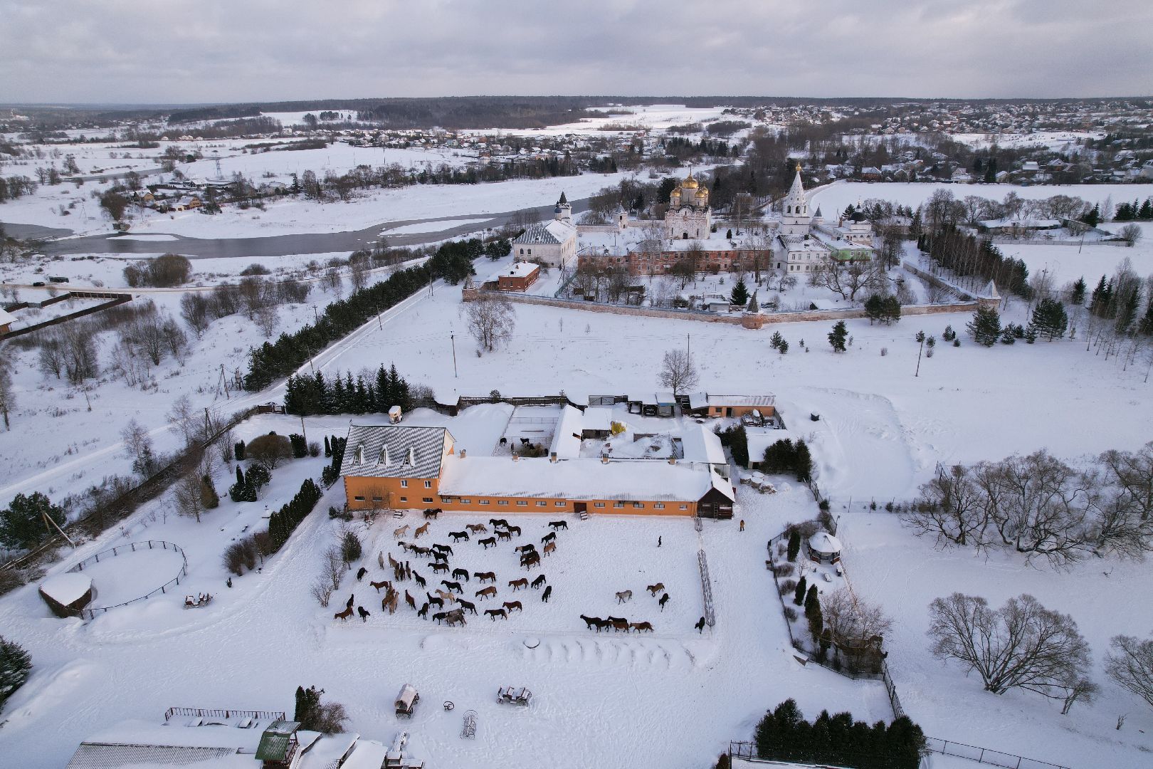 видео с коптера, можайск, туризм,