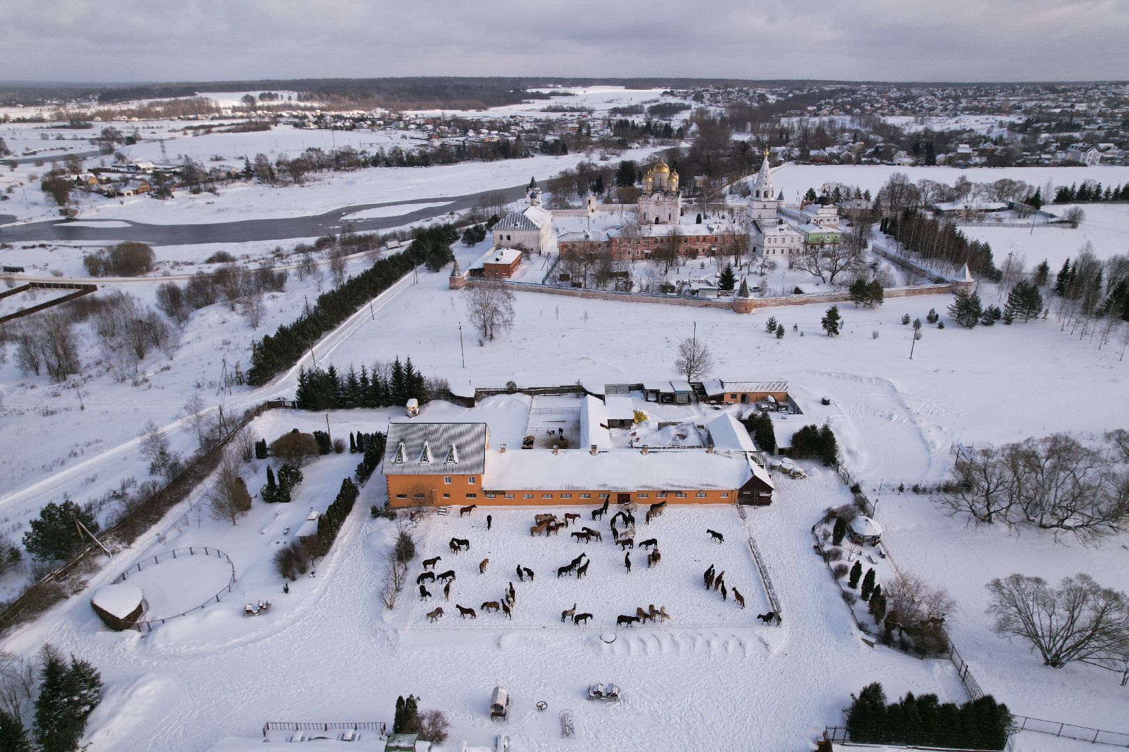 видео с коптера, можайск, туризм,