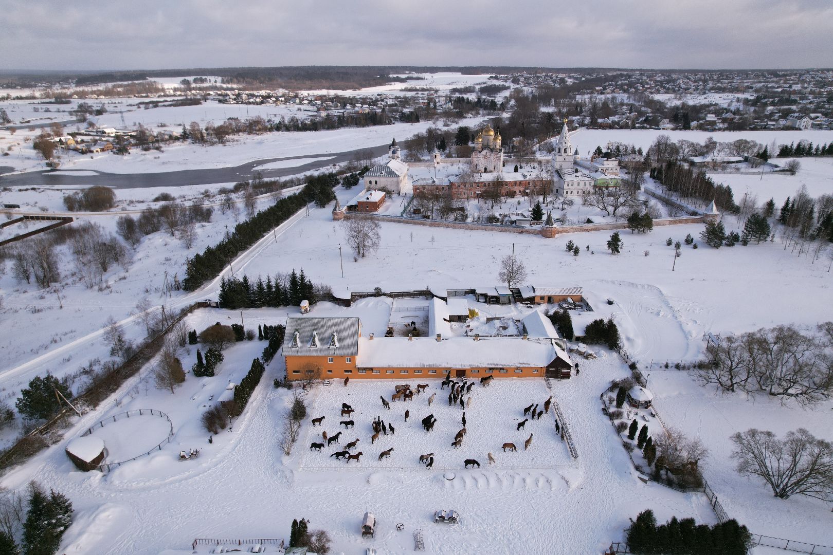 видео с коптера, можайск, туризм,