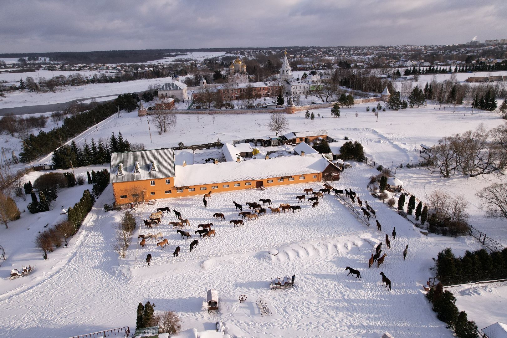 видео с коптера, можайск, туризм,